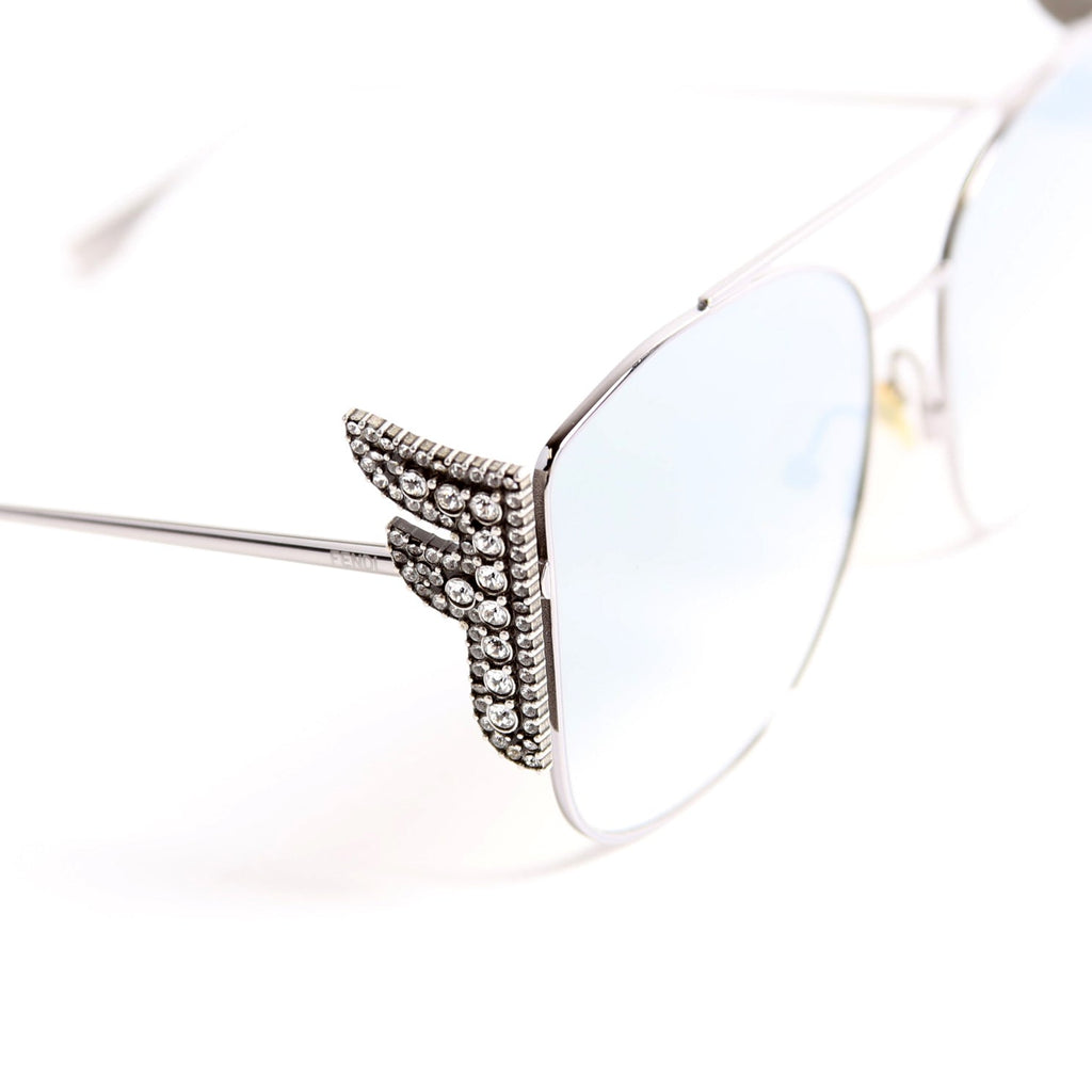 FF0380/G/S Freedom FF Crystal Sunglasses Silver