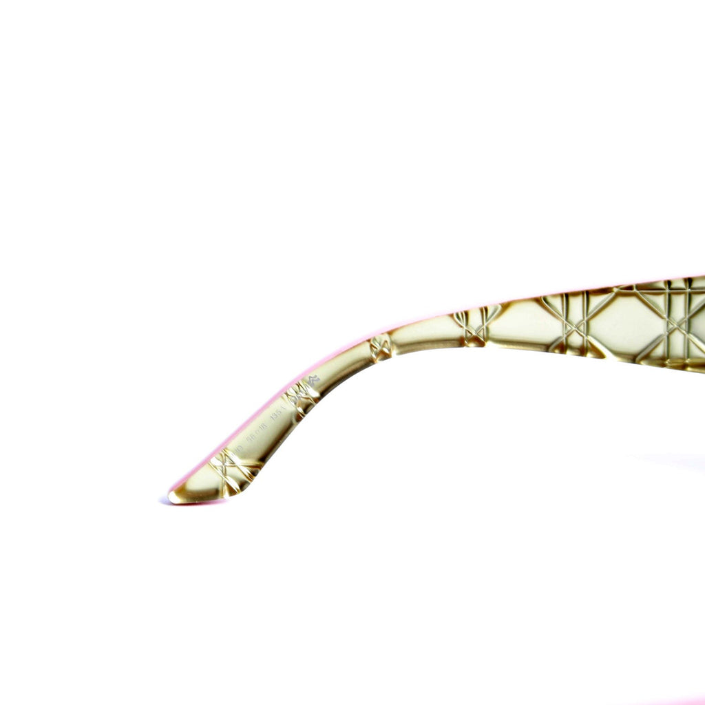 Diorladylady10 Resin Cannage Sunglasses Navy/Pink