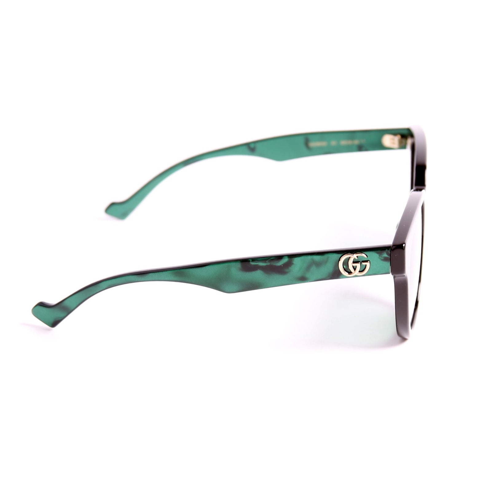 GG0960SA Round Sunglasses Green