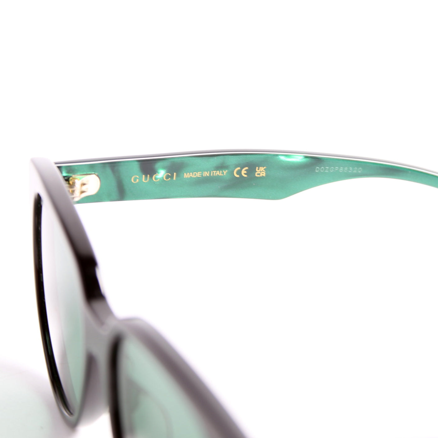 GG0960SA Round Sunglasses Green