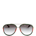 GG0062S Aviator Sunglasses Green/Red