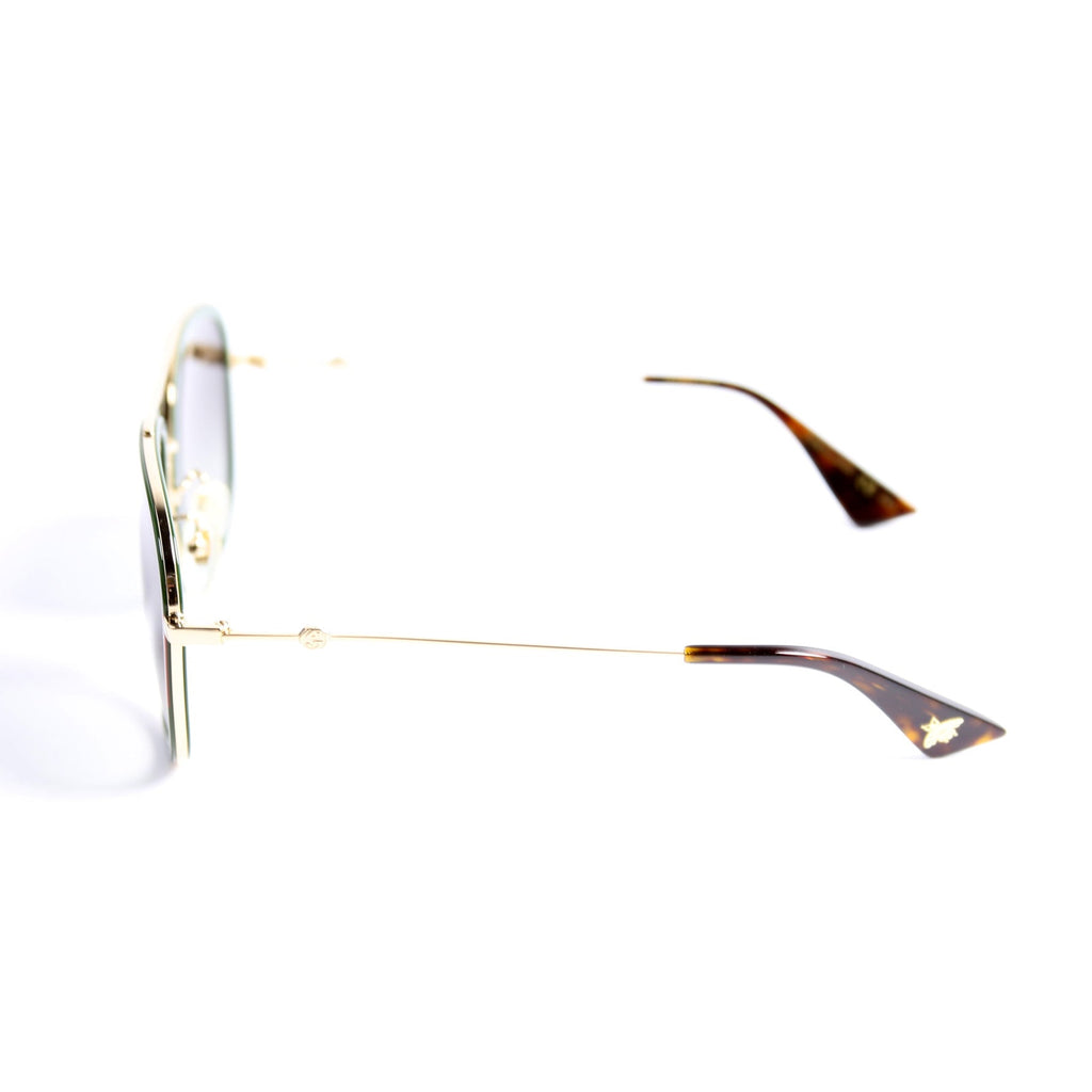 GG0062S Aviator Sunglasses Green/Red