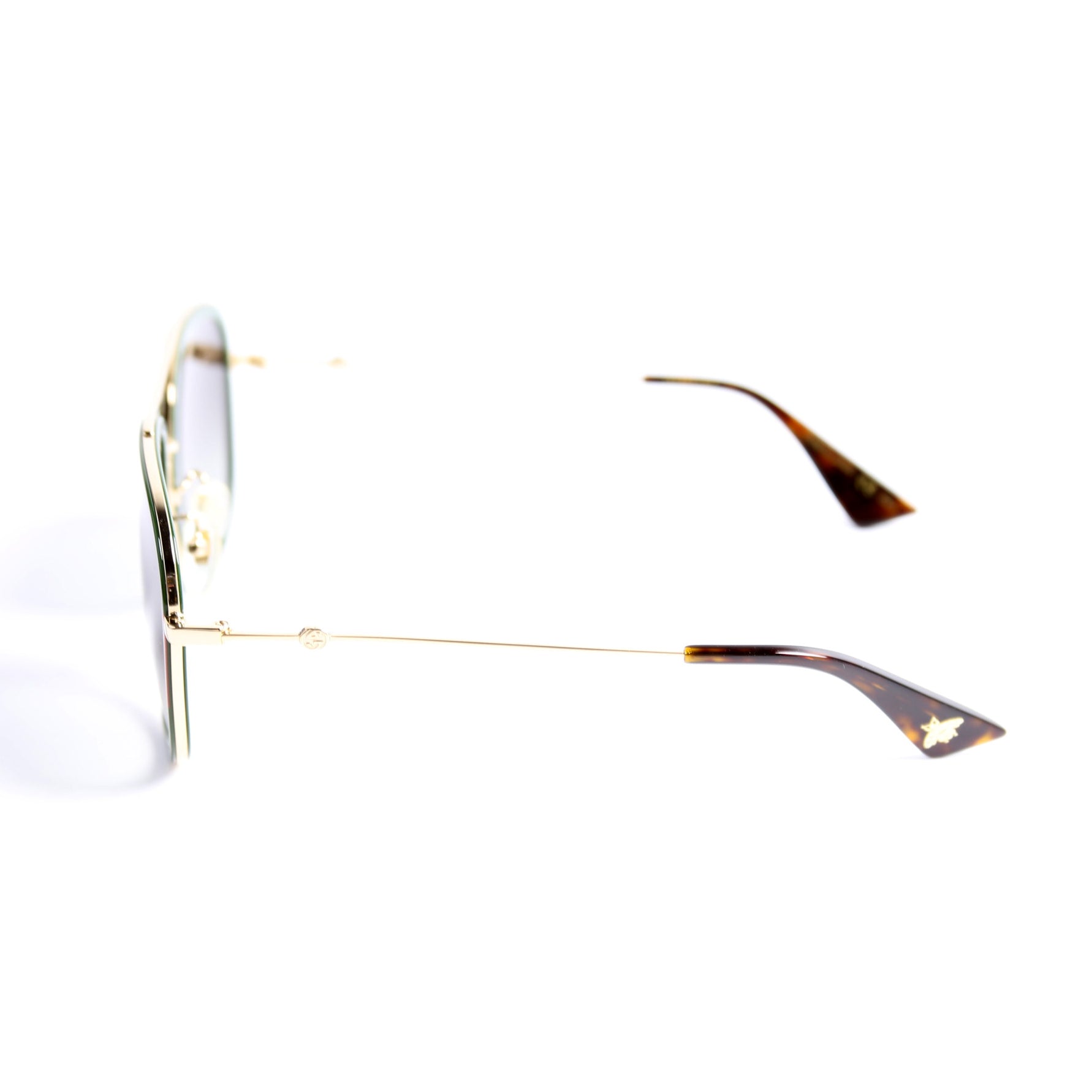 GG0062S Aviator Sunglasses Green/Red