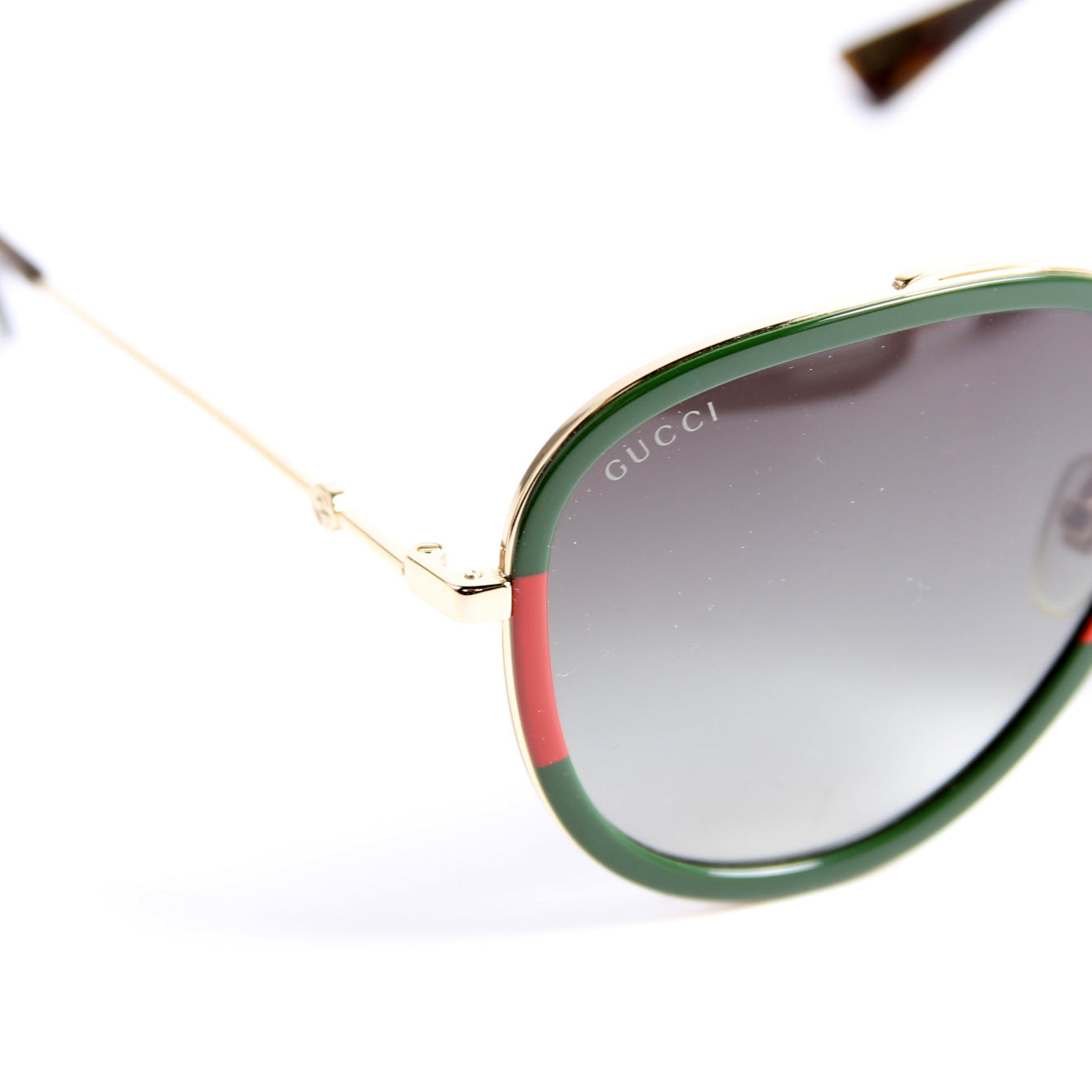GG0062S Aviator Sunglasses Green/Red