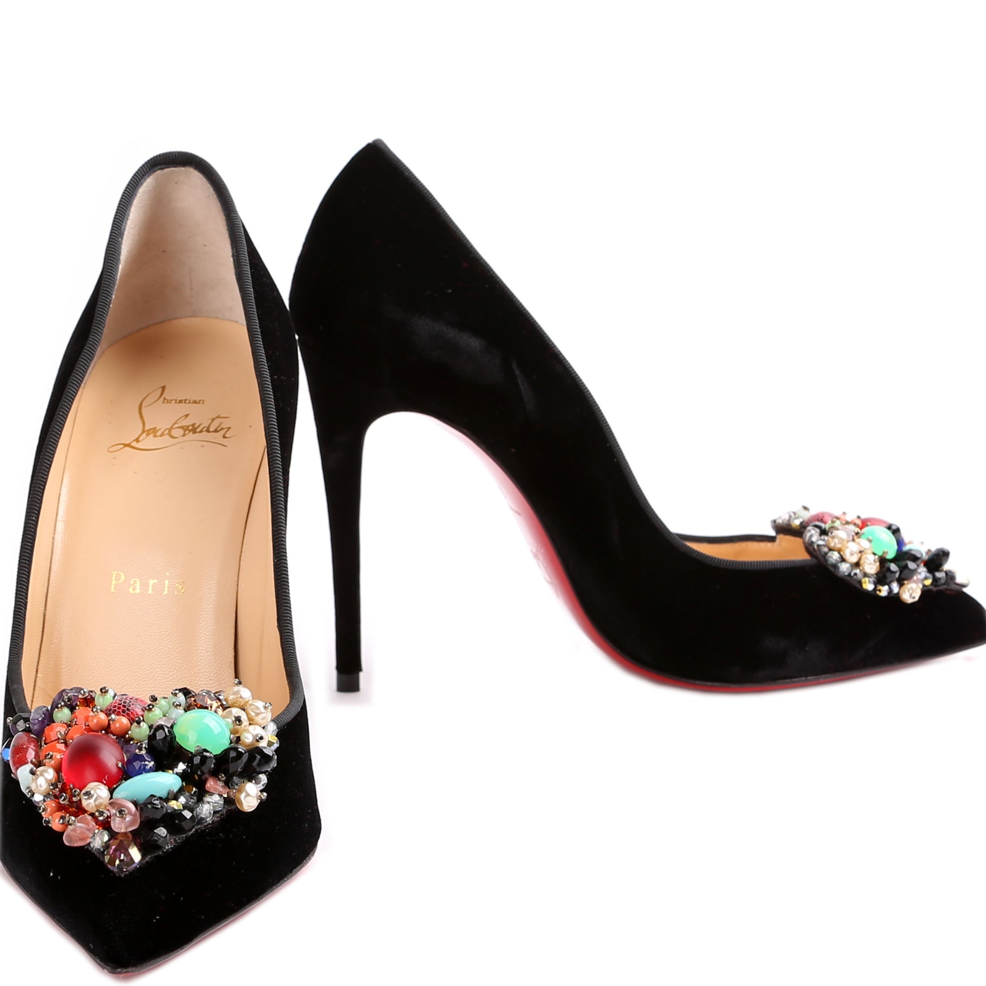Diva Cora 100 Velvet Pumps Size 36