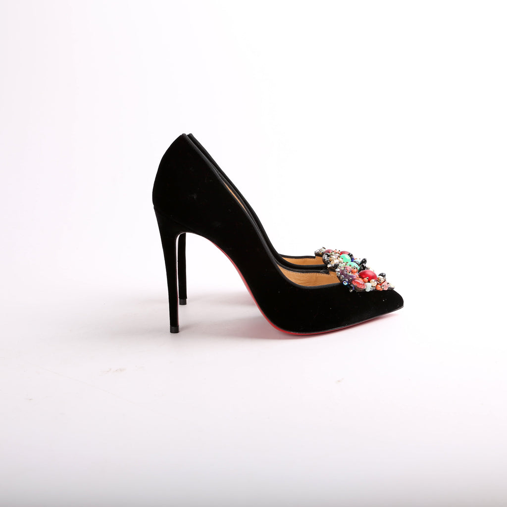 Diva Cora 100 Velvet Pumps Size 36