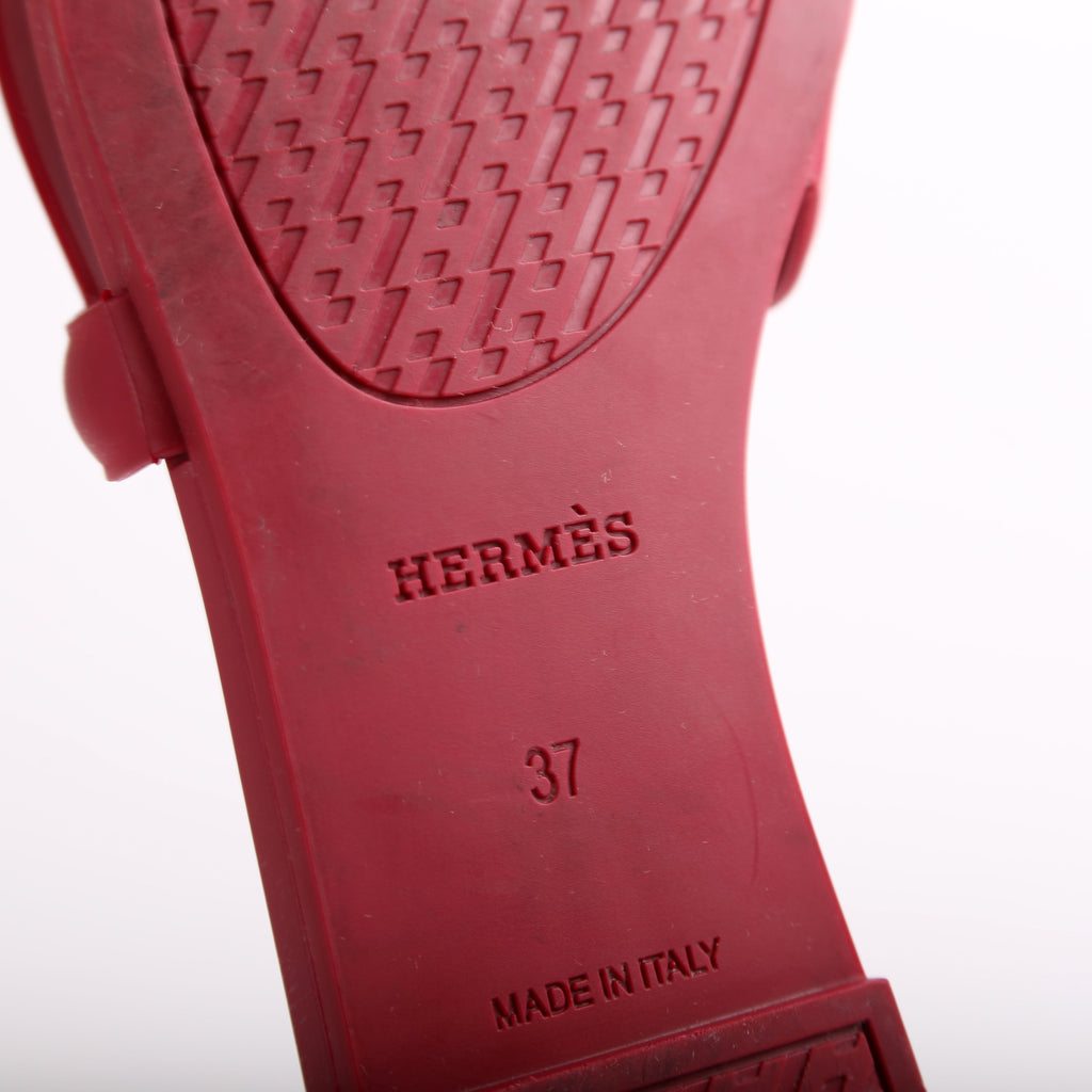 Hermes Aloha Sandals Size 37
