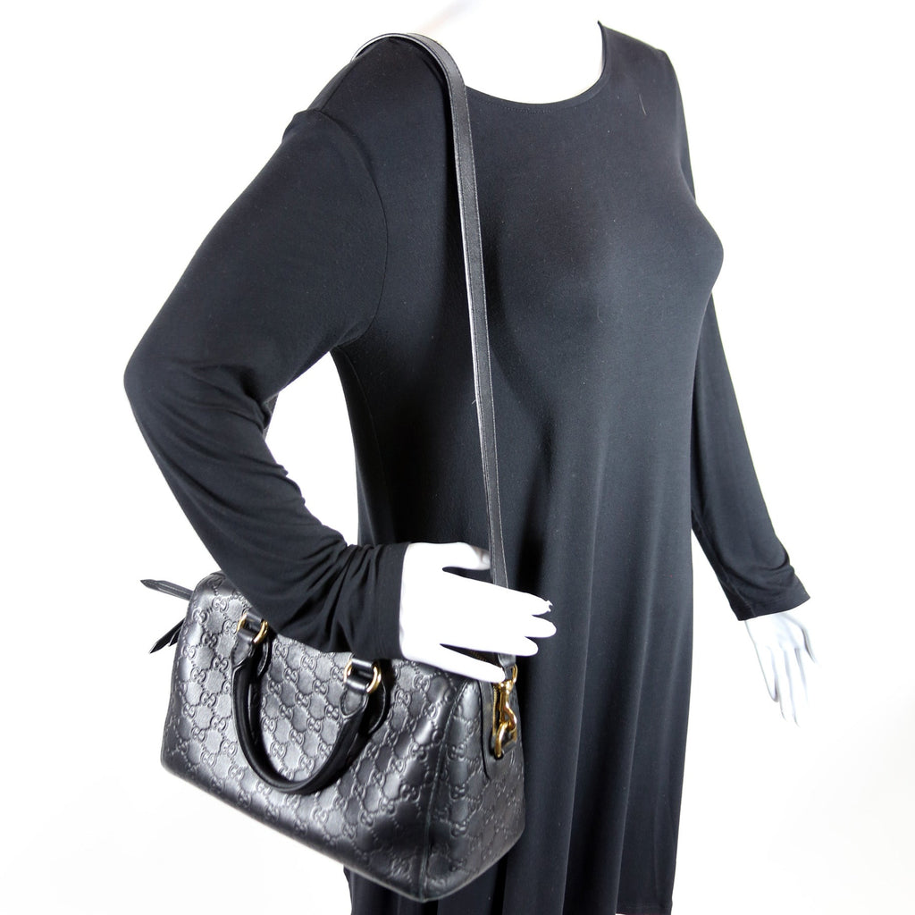 453573 Guccissma Boston Black