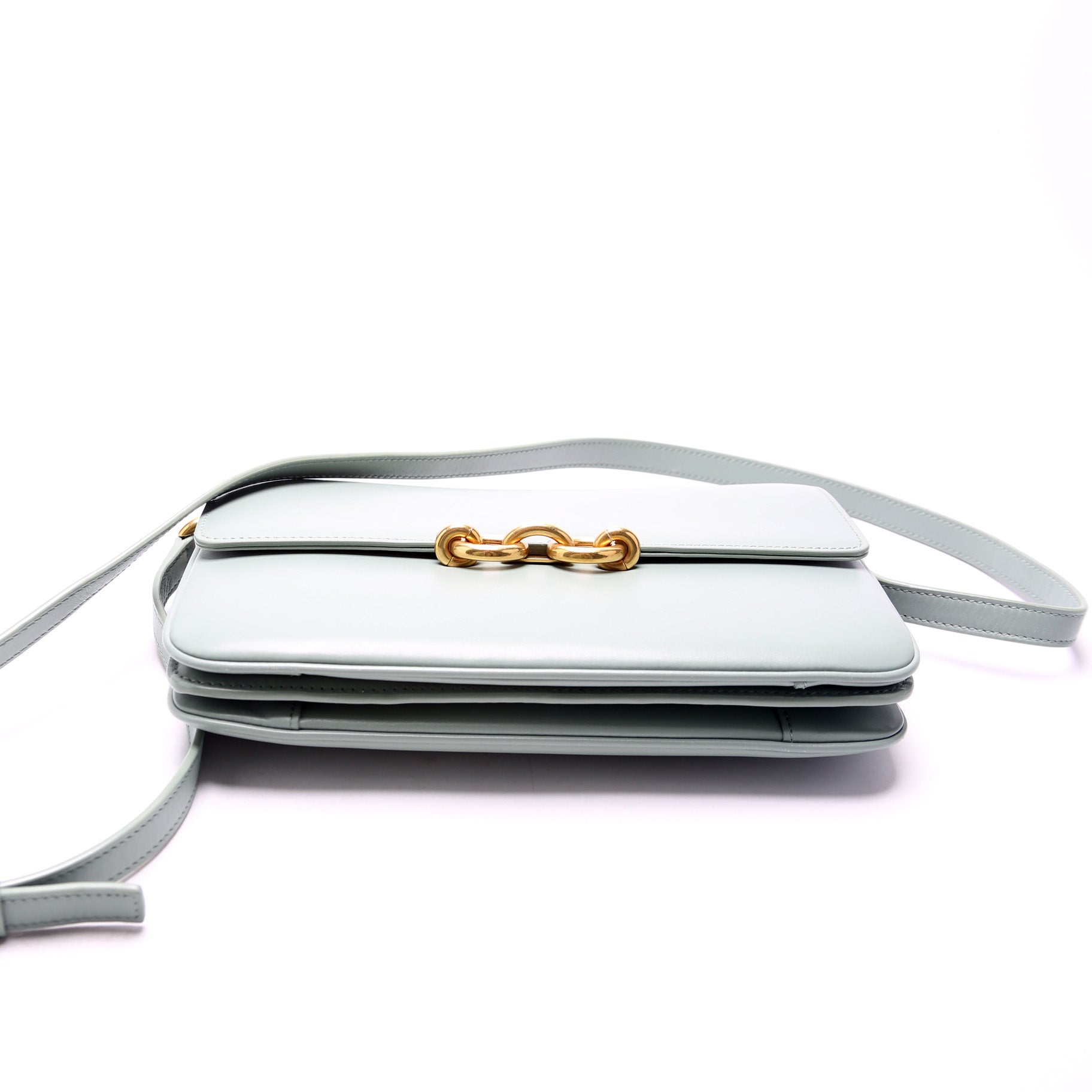 649795 Le Maillon Satchel Sage