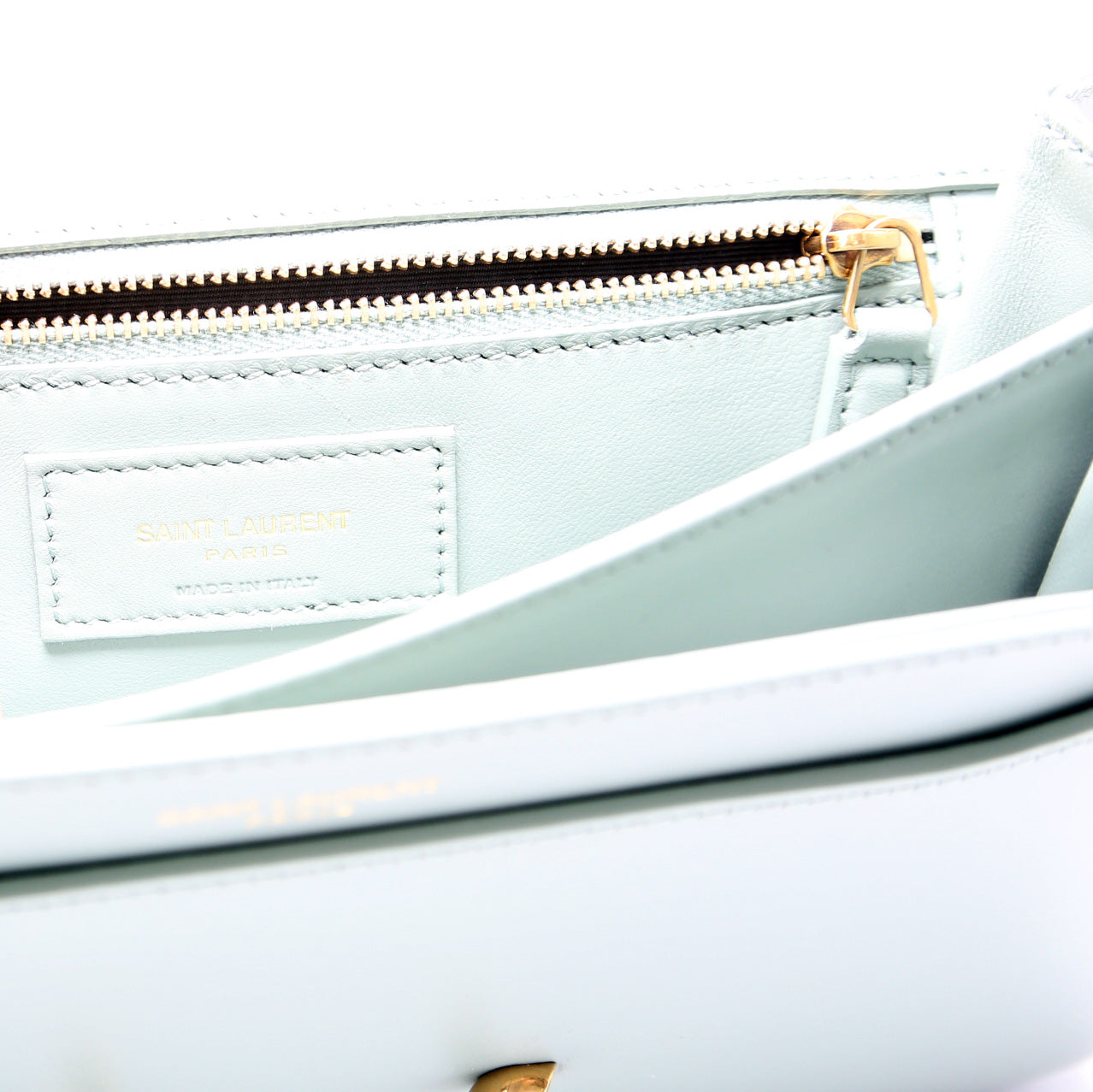 649795 Le Maillon Satchel Sage