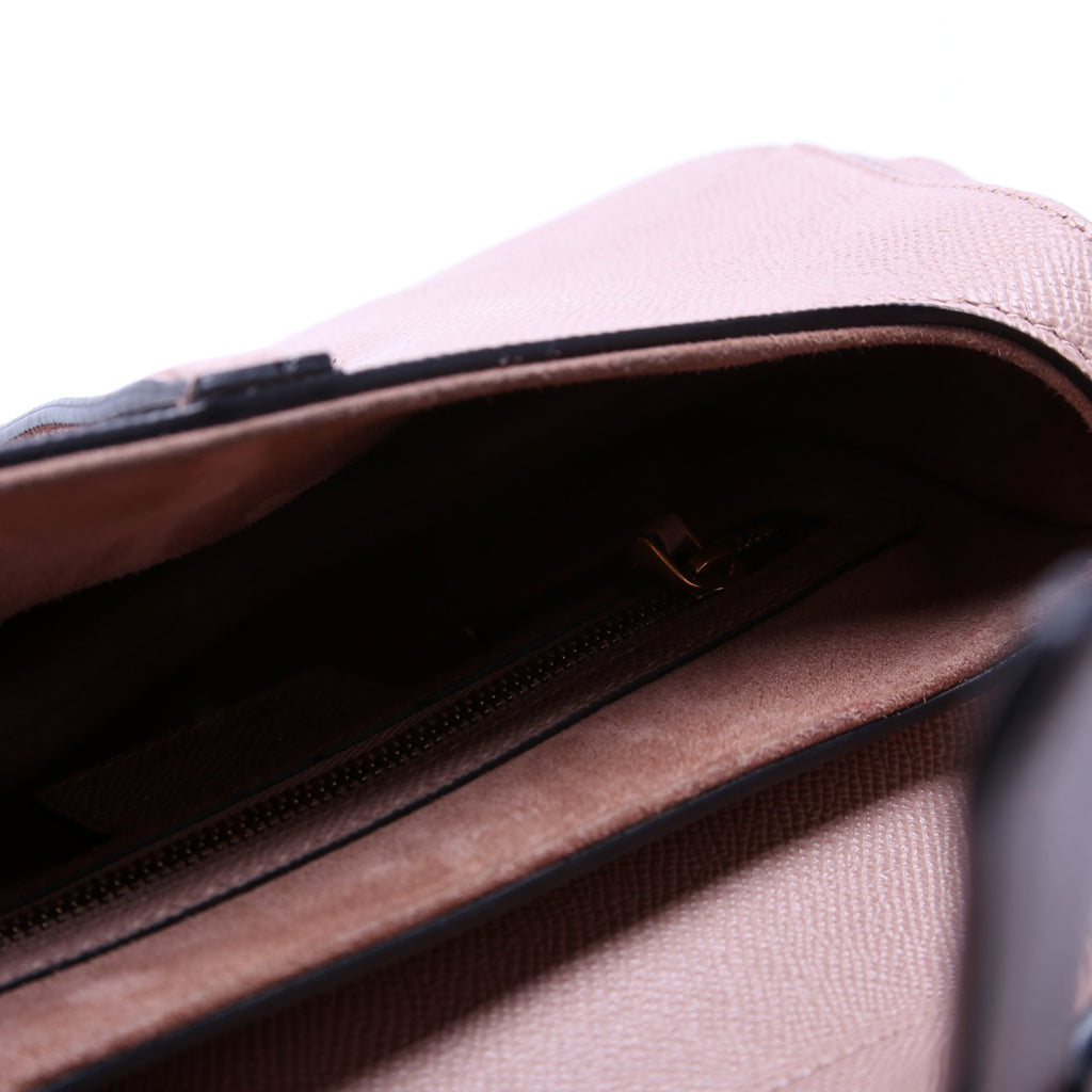 Saddle Bag Leather Pink