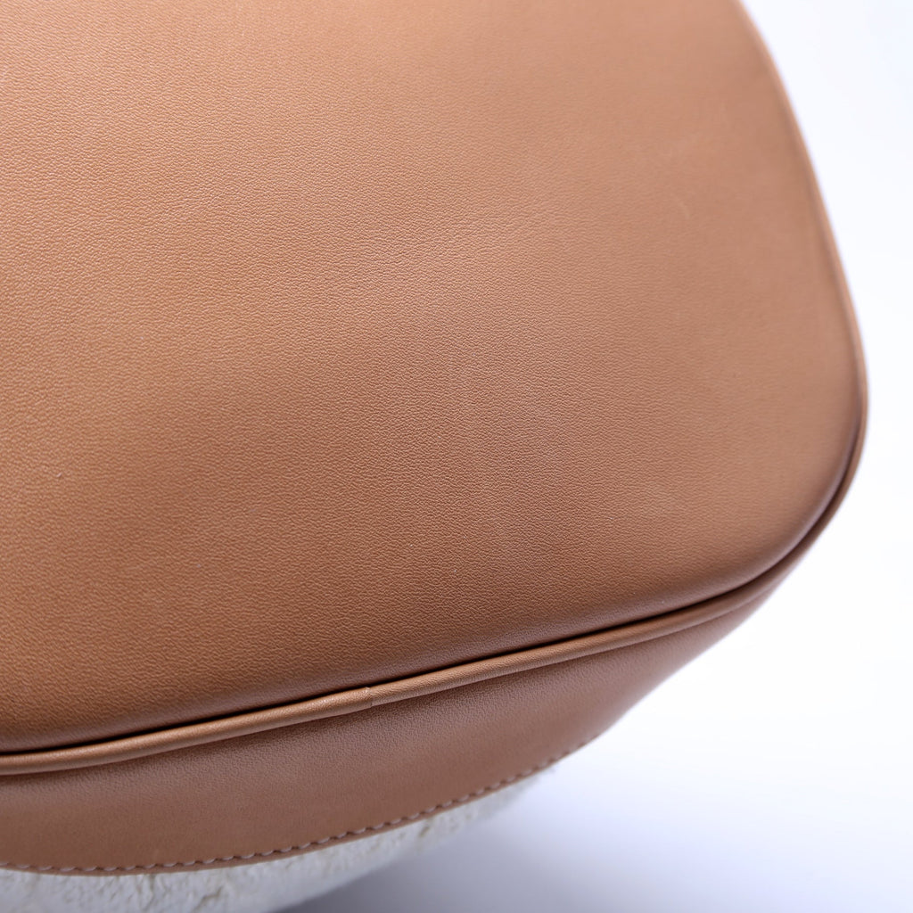 Le Maillon Bucket Knit/Calfskin Beige
