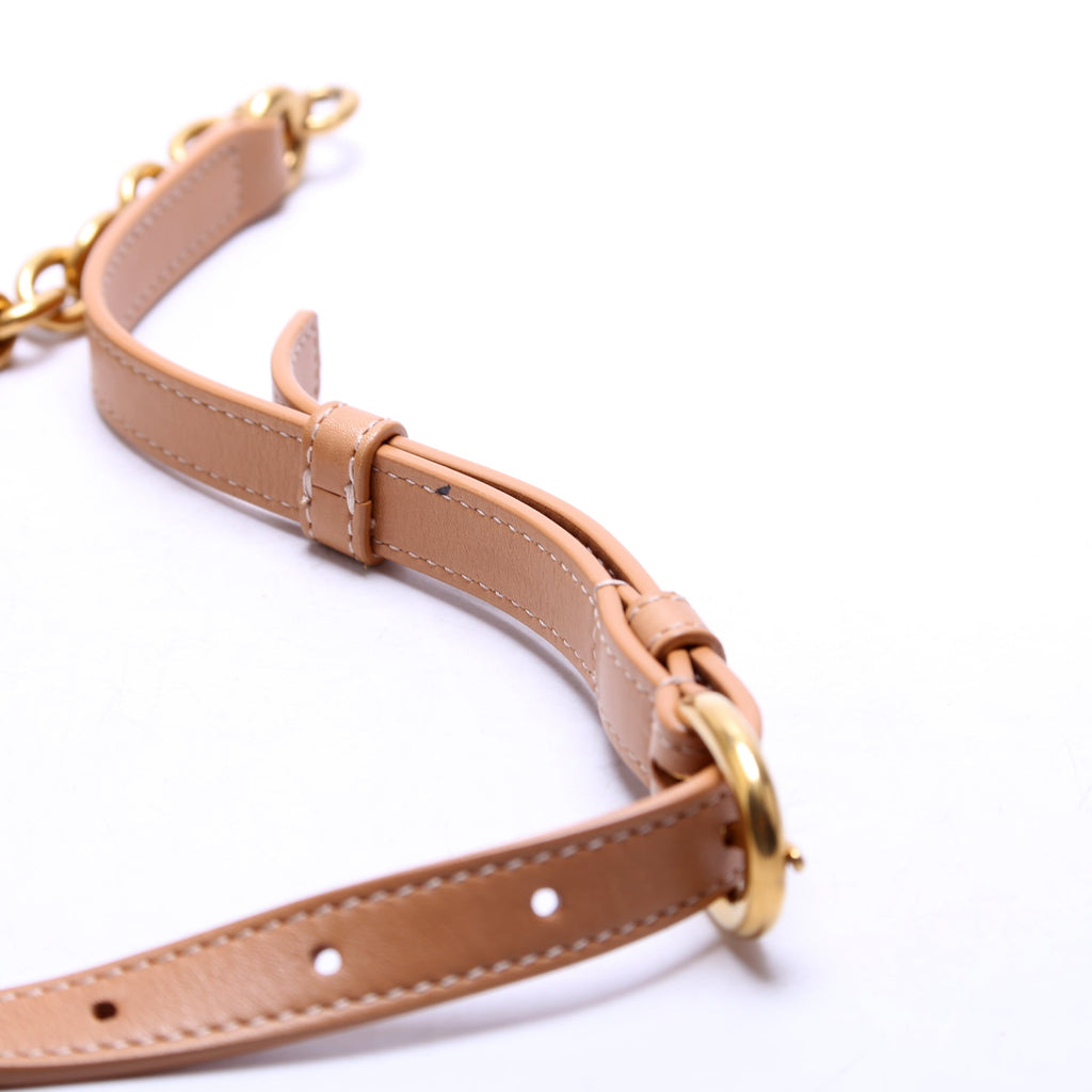 Le Maillon Bucket Knit/Calfskin Beige