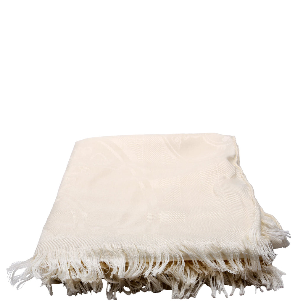 New Libris Stole Cashmere/Silk Scarf White
