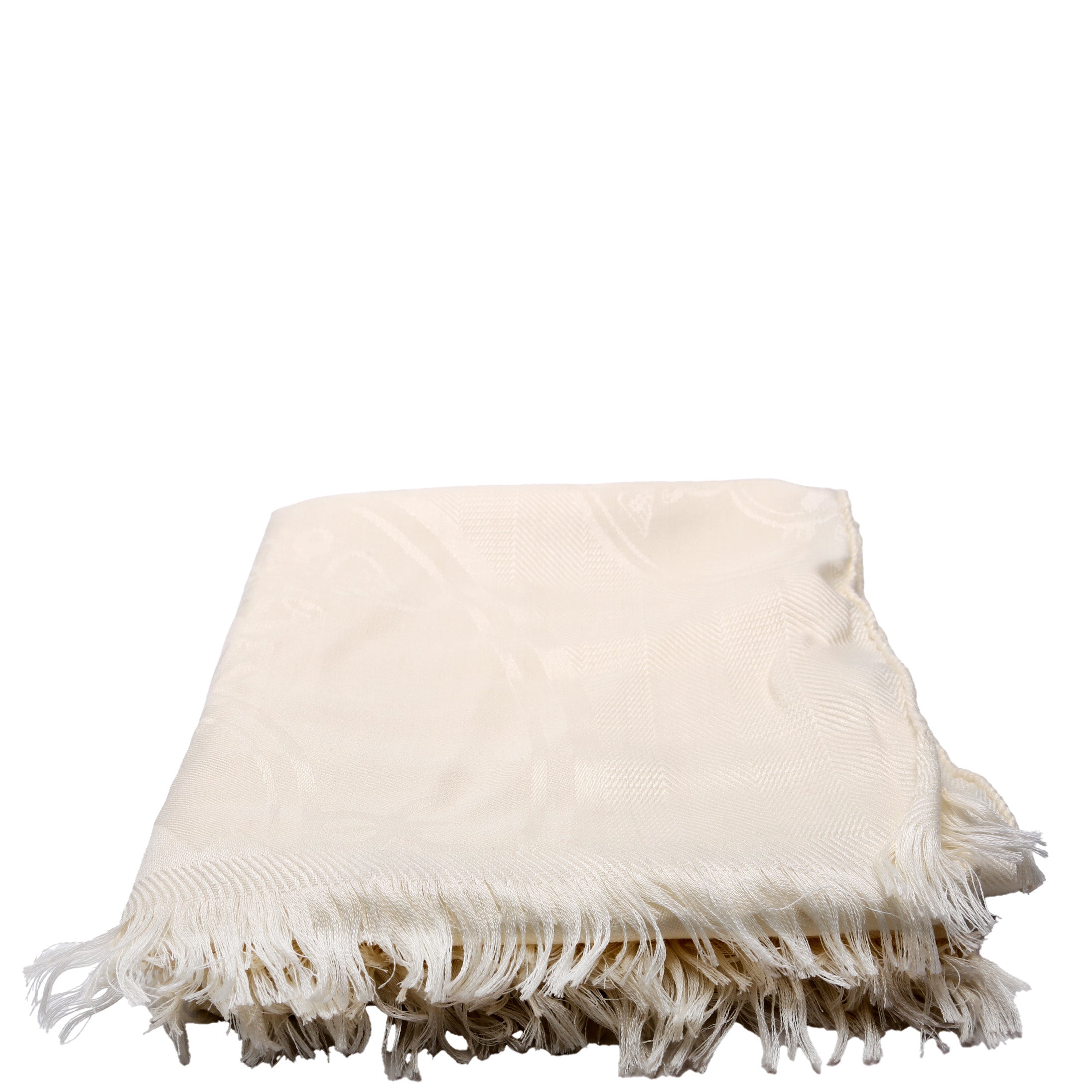 New Libris Stole Cashmere/Silk Scarf White