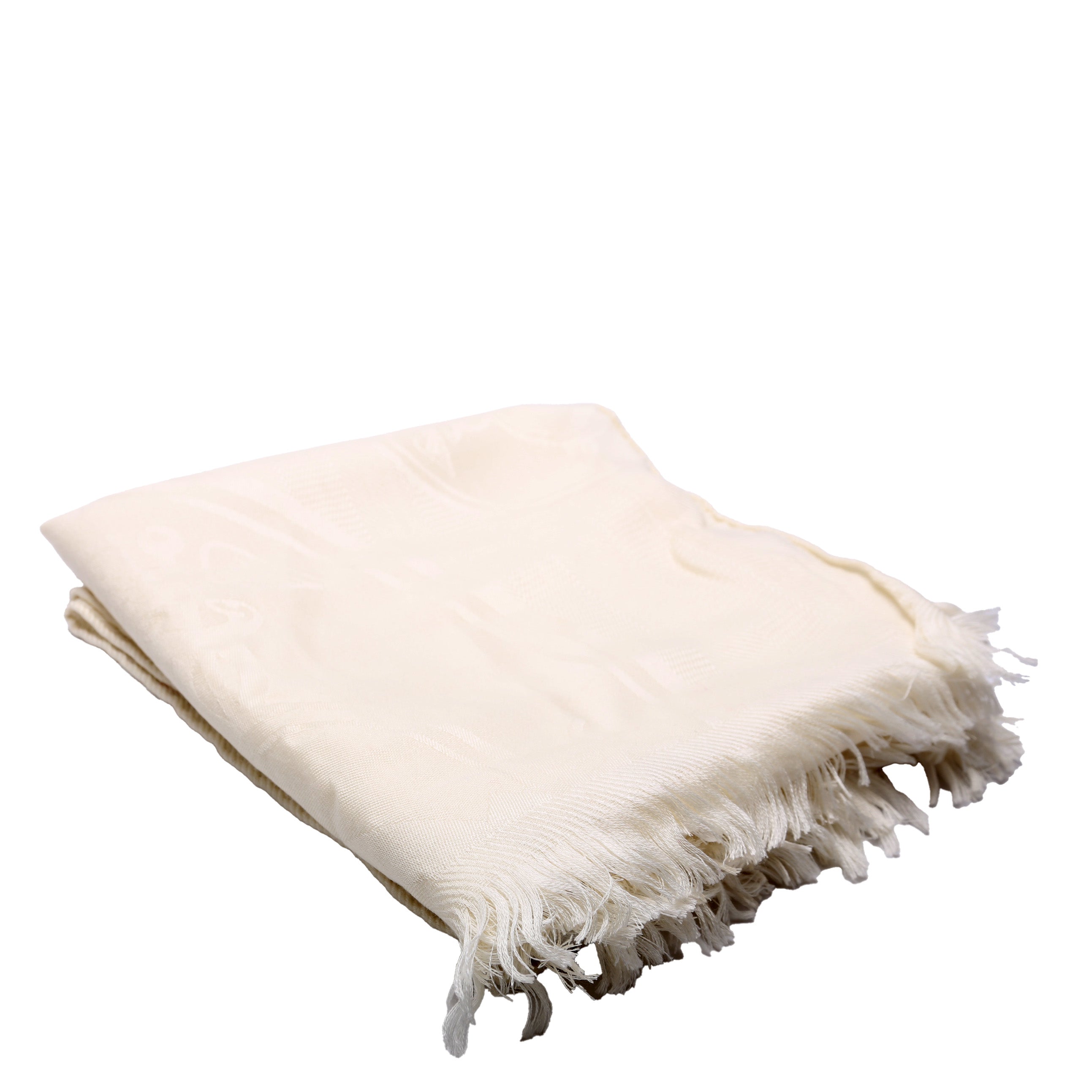 New Libris Stole Cashmere/Silk Scarf White
