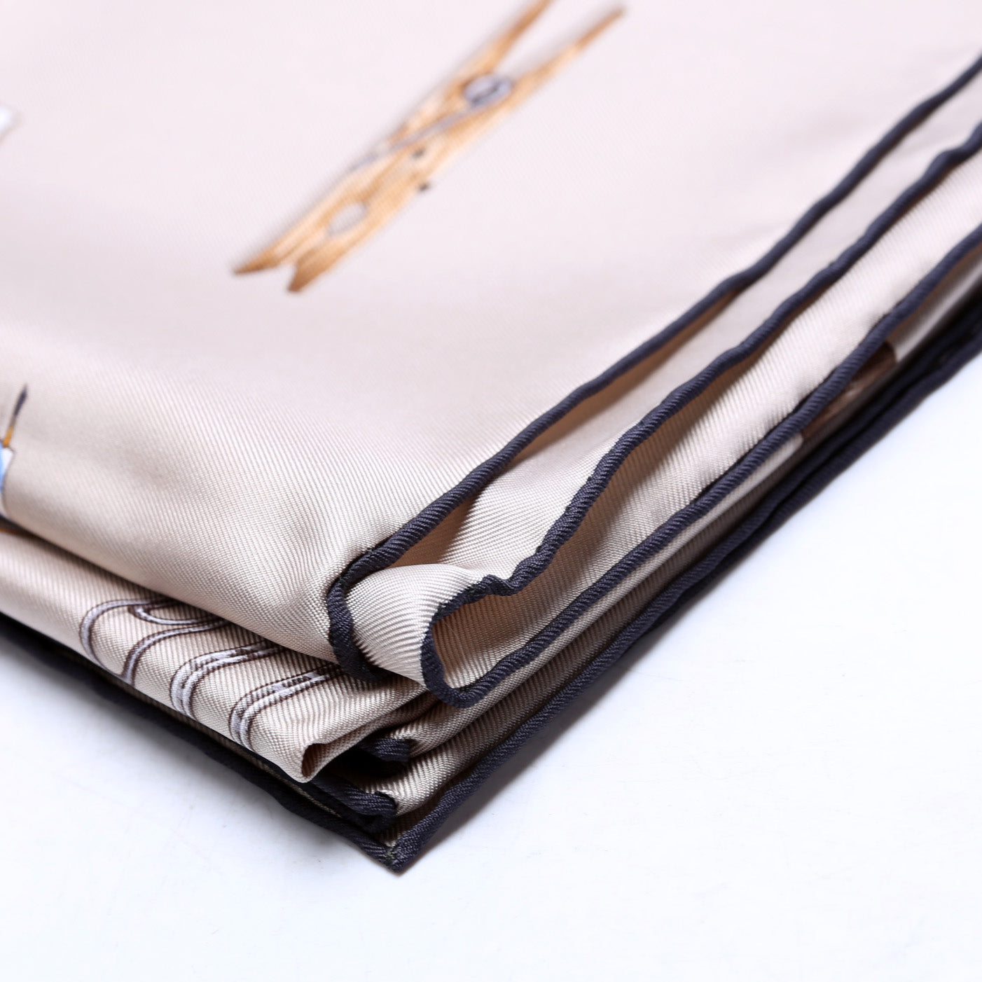 In The Pocket 90CM Silk Scarf Grey