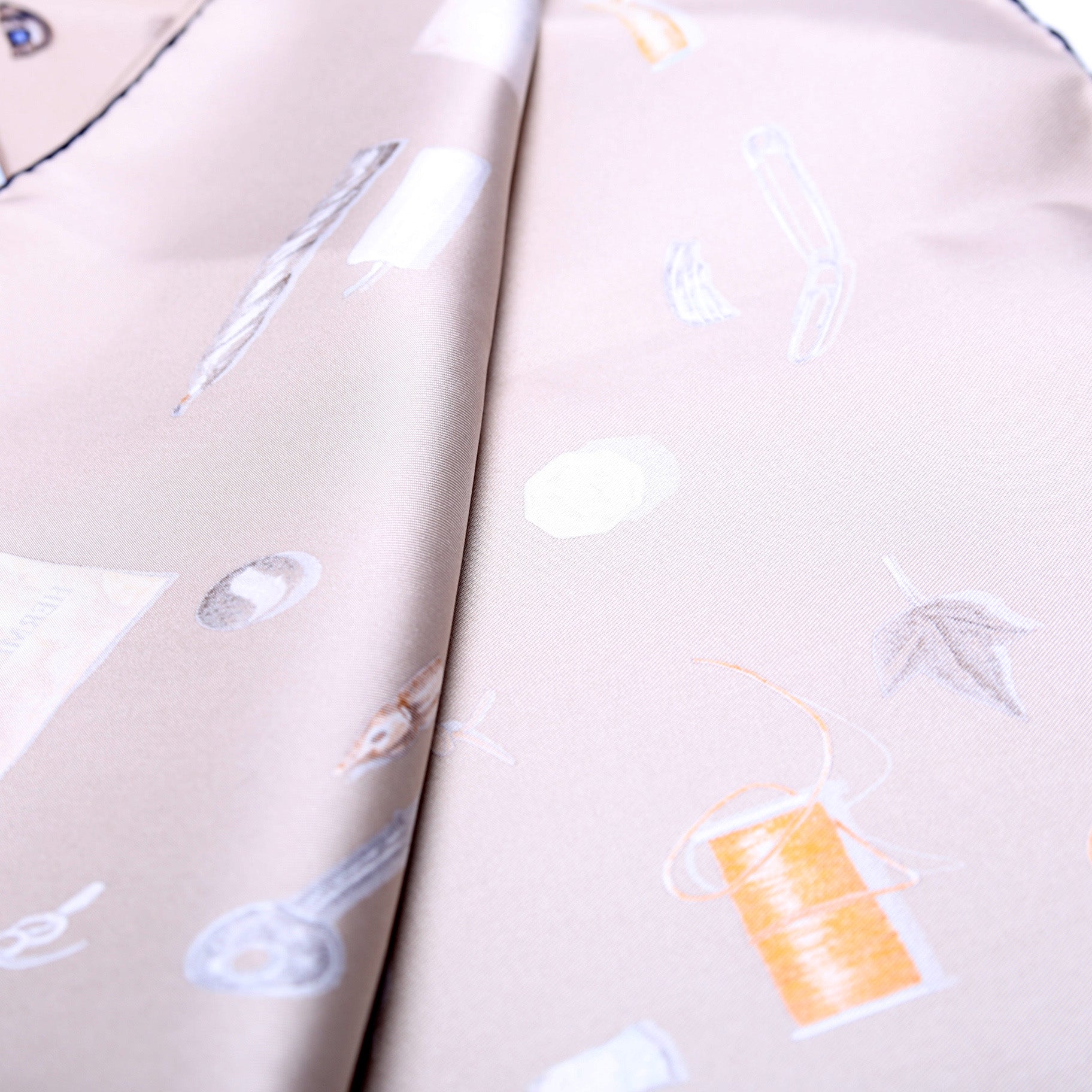 In The Pocket 90CM Silk Scarf Grey
