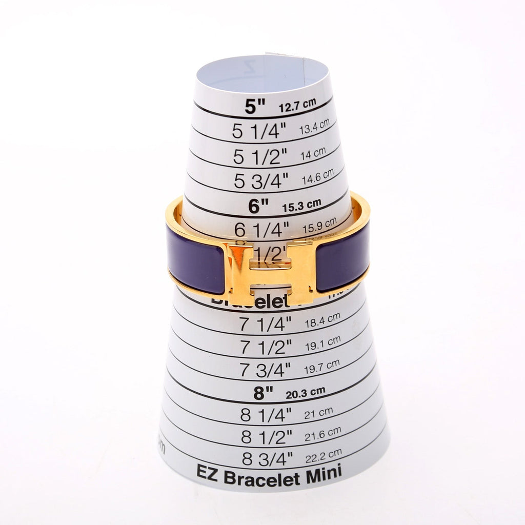 Clic Clac Wide GM Bracelet Purple/Gold