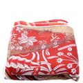 Acte III Scene I La Clairier 140CM Cashmere/Silk Scarf Red