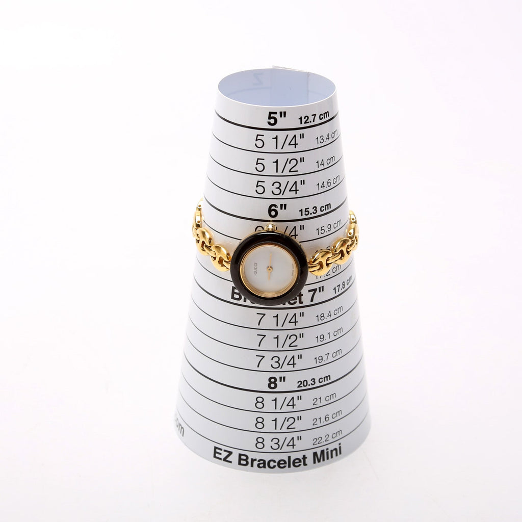 Chain Link Interchangeable Bezel Vintage Watch Gold