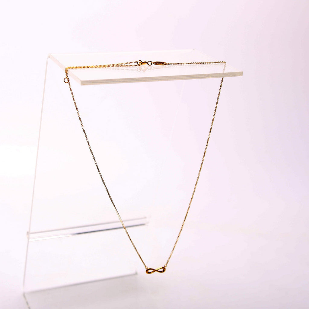 Infinity Pendant Necklace 18K Gold