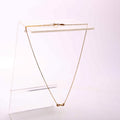Infinity Pendant Necklace 18K Gold