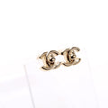 CC Turnlock Stud Earrings Gold