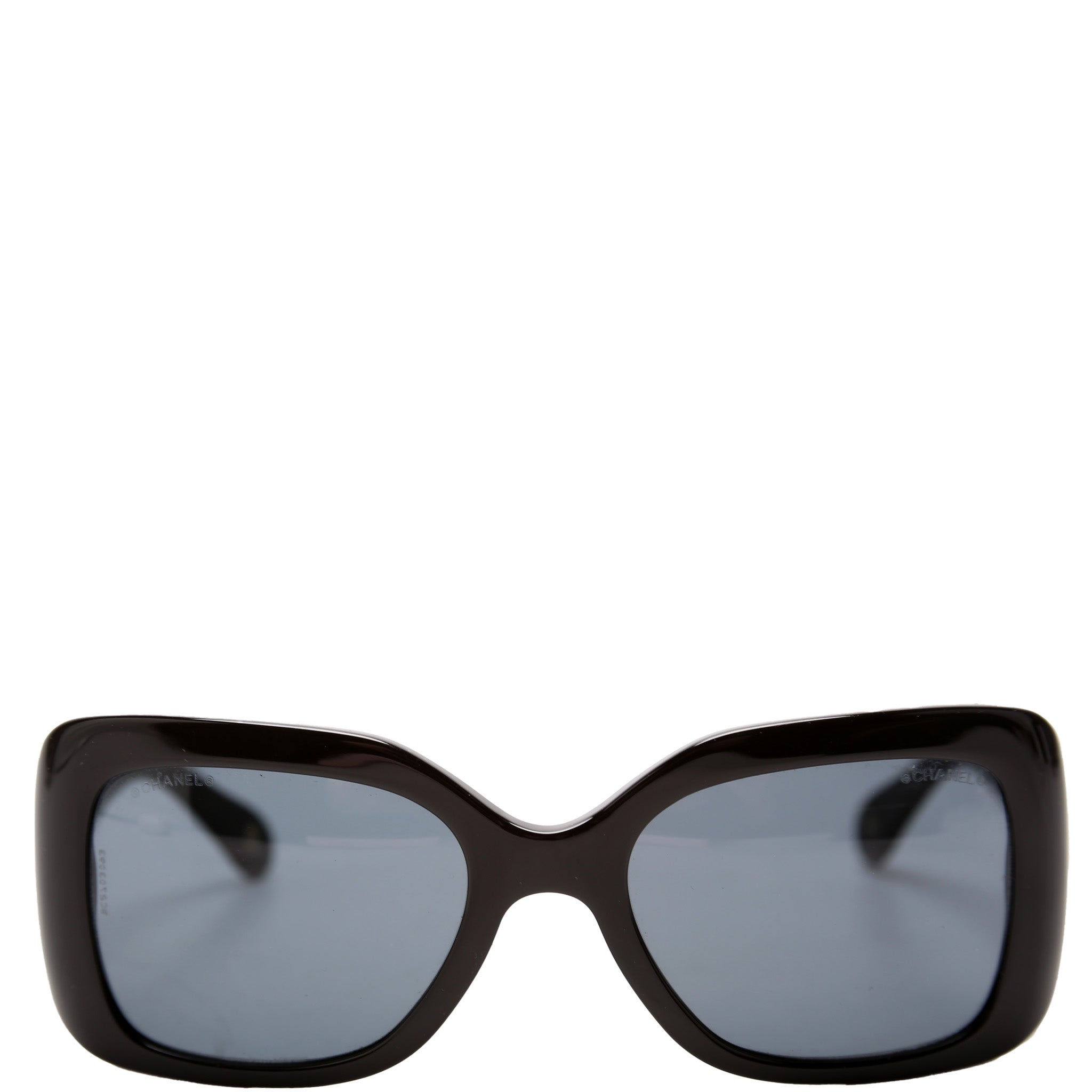 5019 CC Quilted Acetate Sunglasses Black