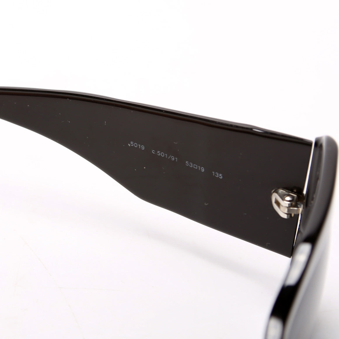 5019 CC Quilted Acetate Sunglasses Black