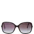 5210-Q-A Square Chain Sunglasses Black/Gold