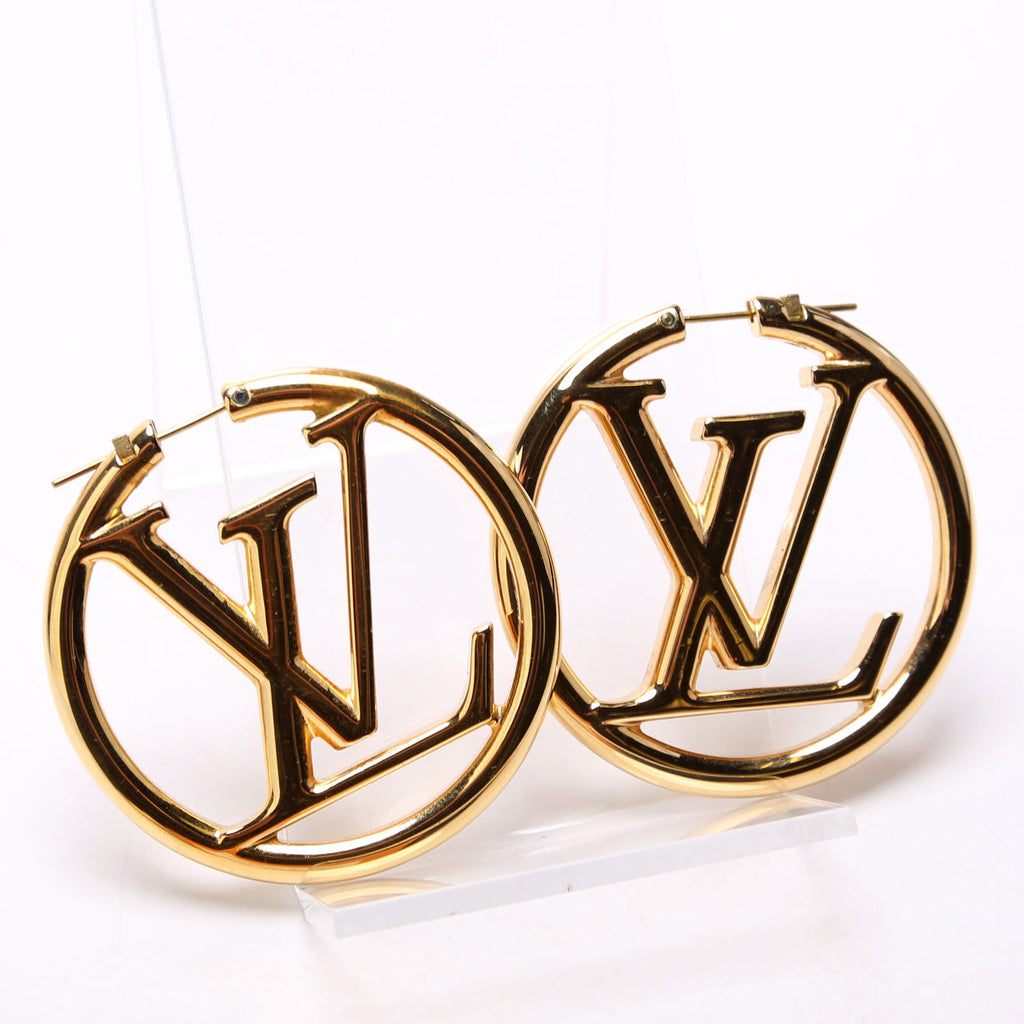 Louise Hoop GM Earrings Gold