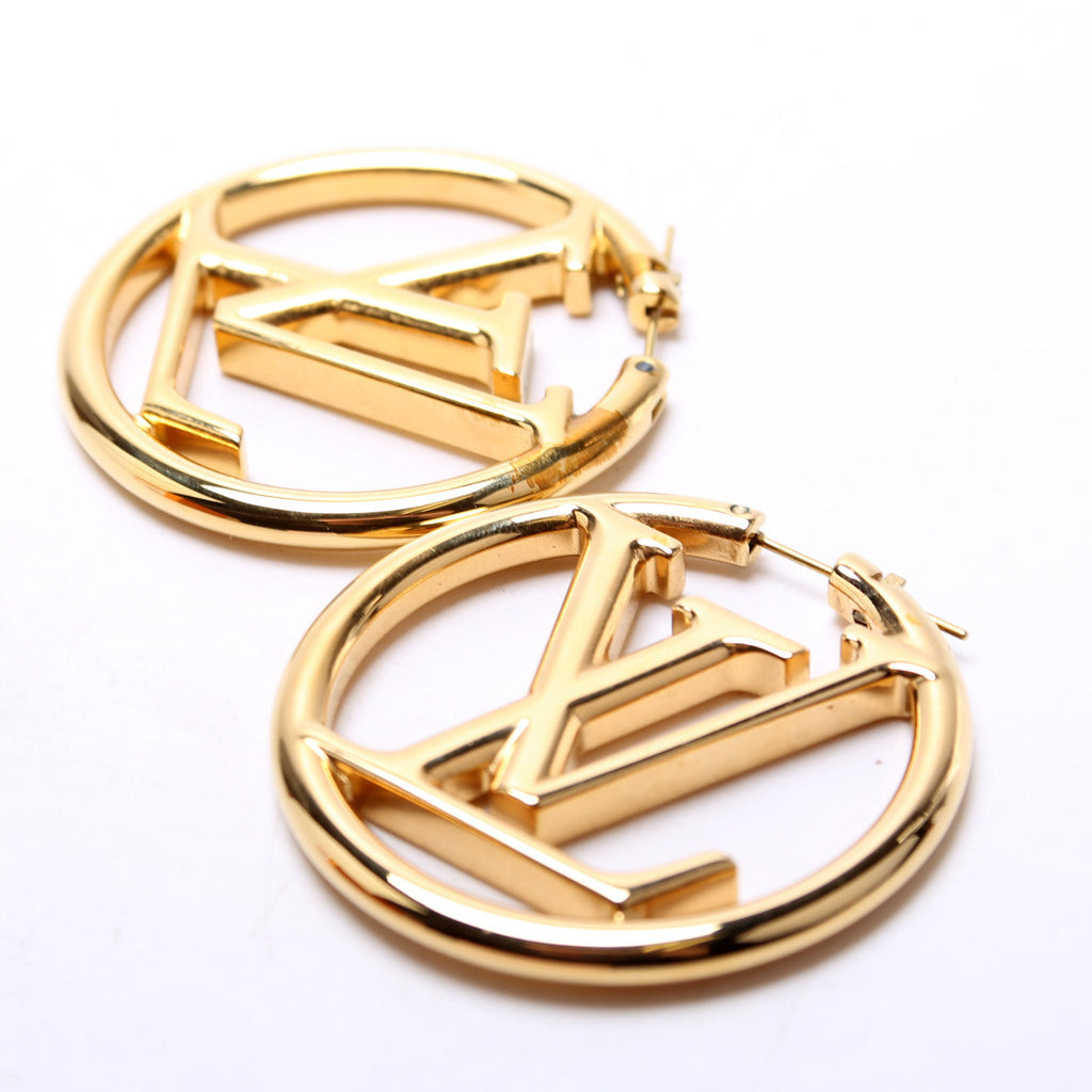 Louise Hoop GM Earrings Gold