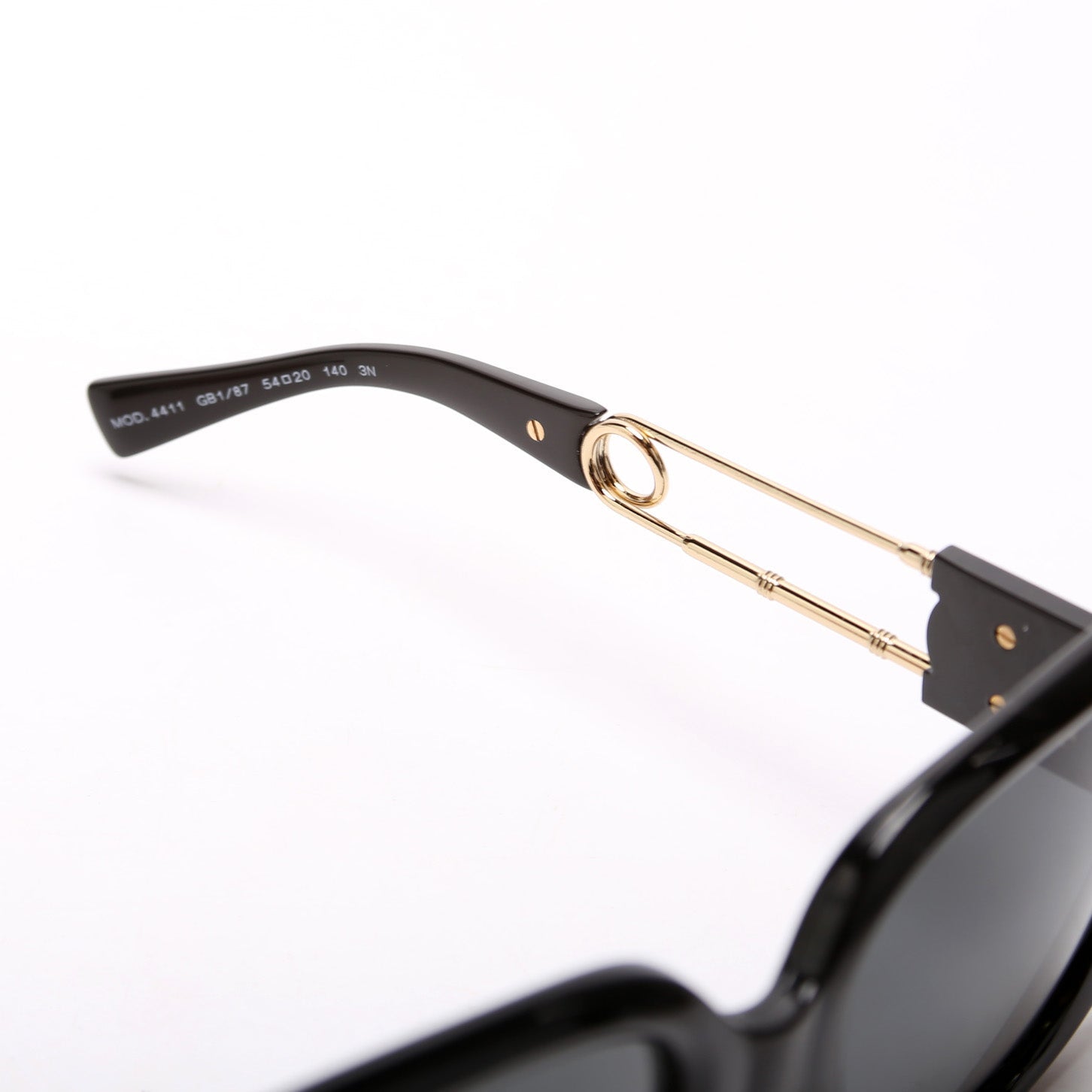 MOD4411 Square Sunglasses Black/Gold