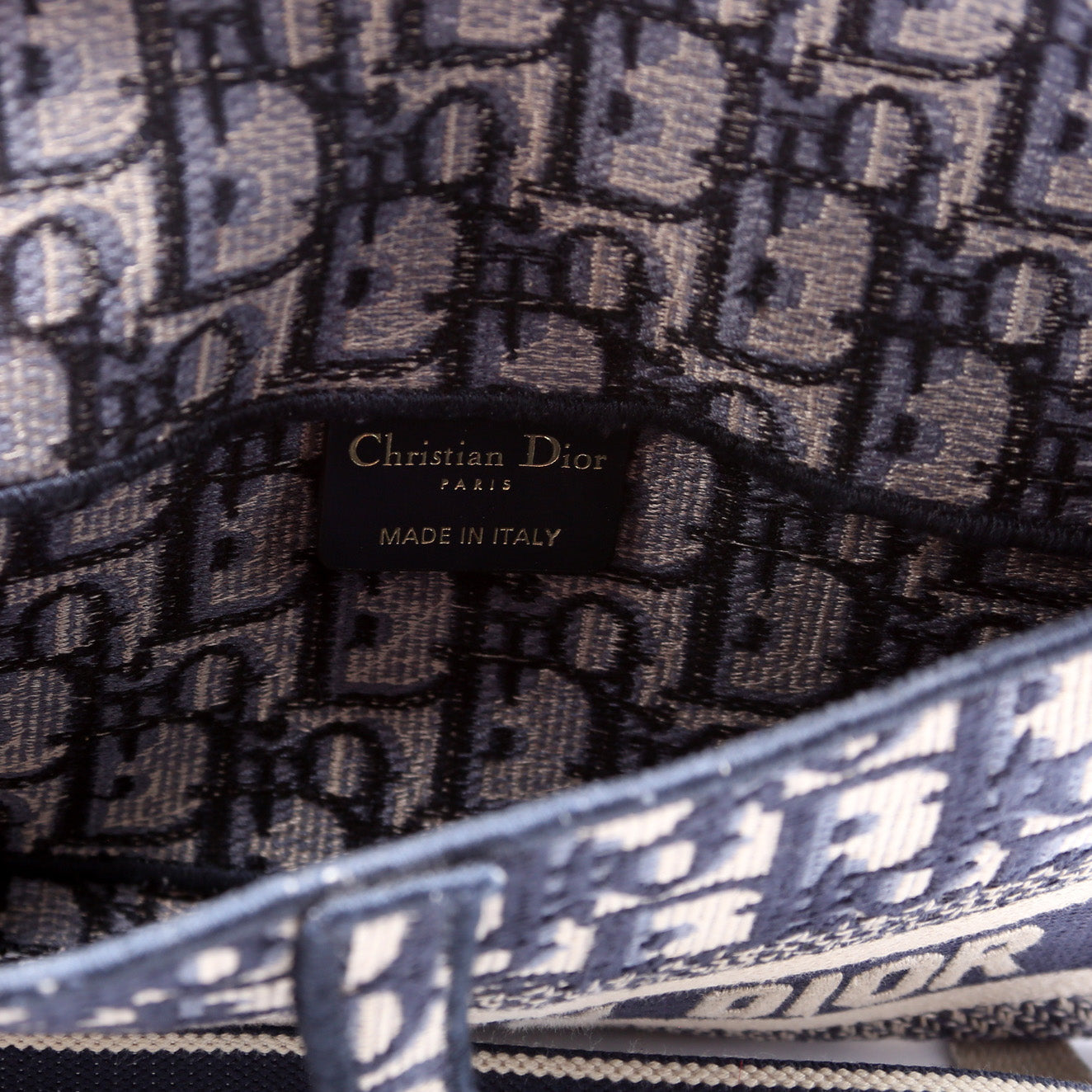 Slim Saddle Belt Bag Oblique Navy