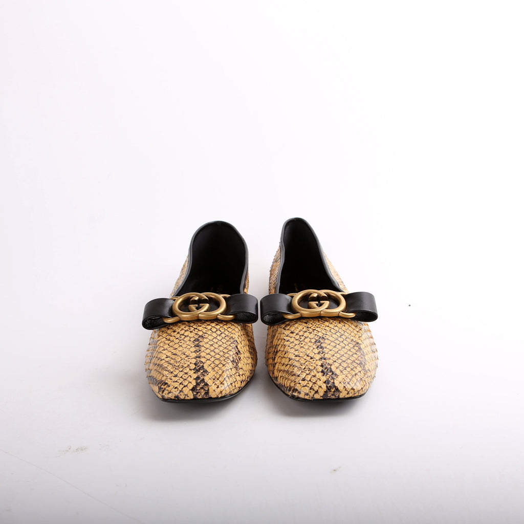 Gucci Python Ballet Flats Size 40.5