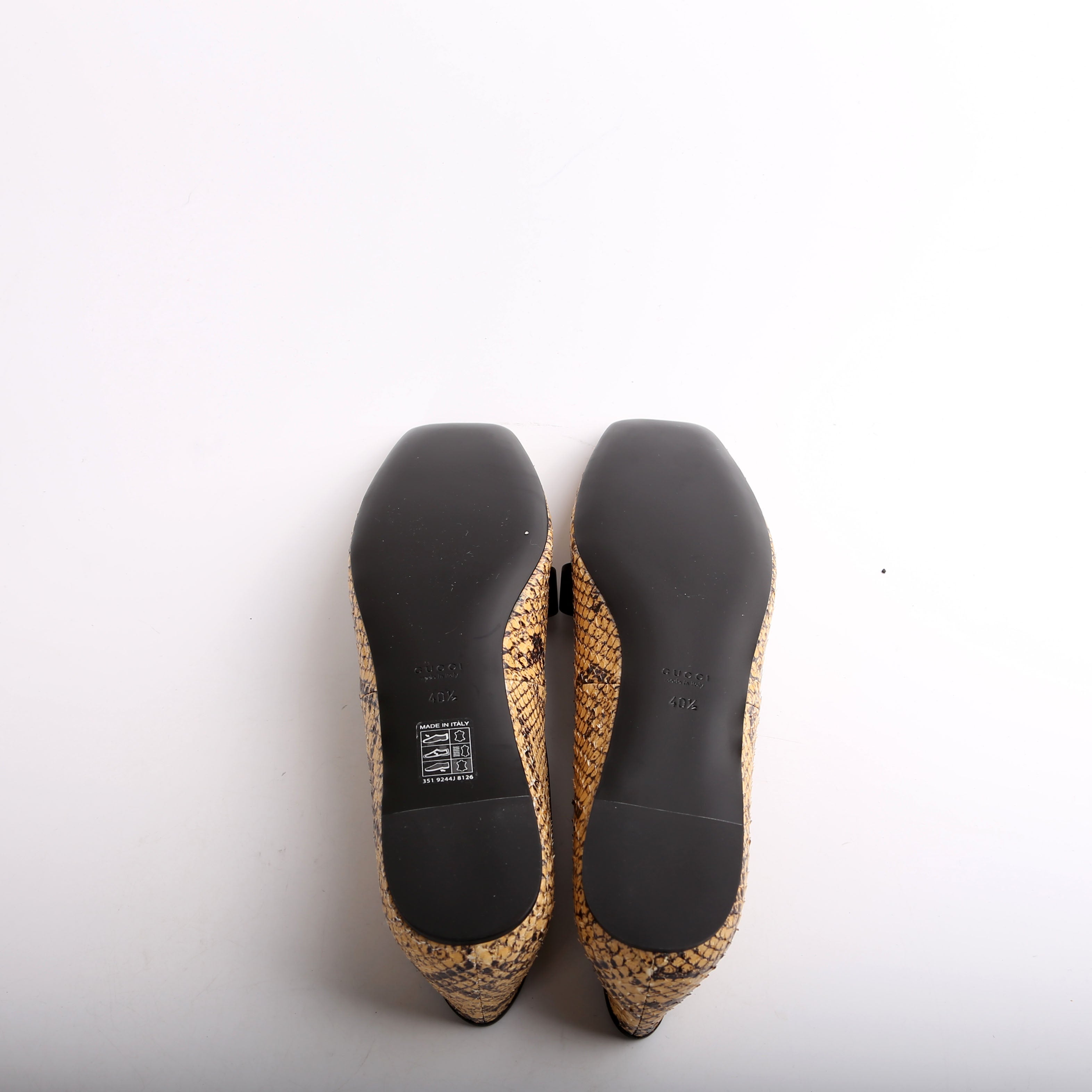 Gucci Python Ballet Flats Size 40.5