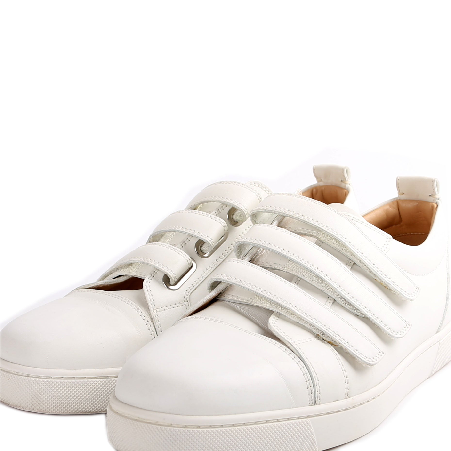 Kiddo Donna Flat Leather Sneakers Size 41.5