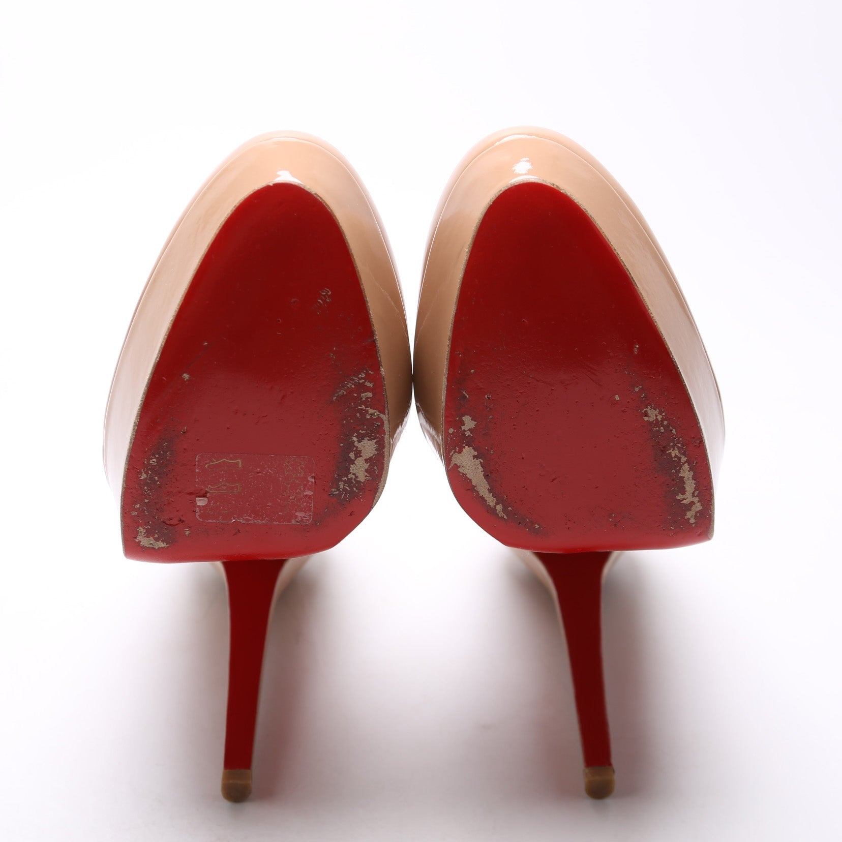 Bianca 140 Platform Pumps Size 40.5 Nude