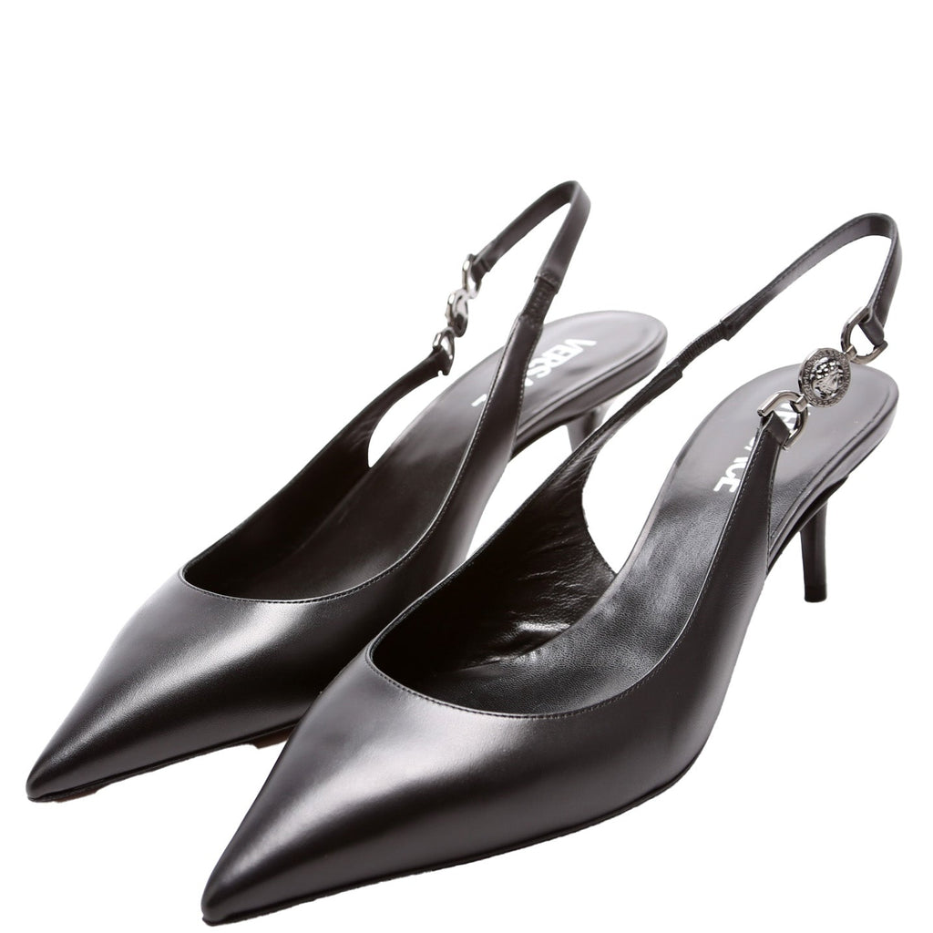 Medusa Sling Back Pumps Size 40 Black