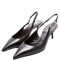Medusa Sling Back Pumps Size 40 Black