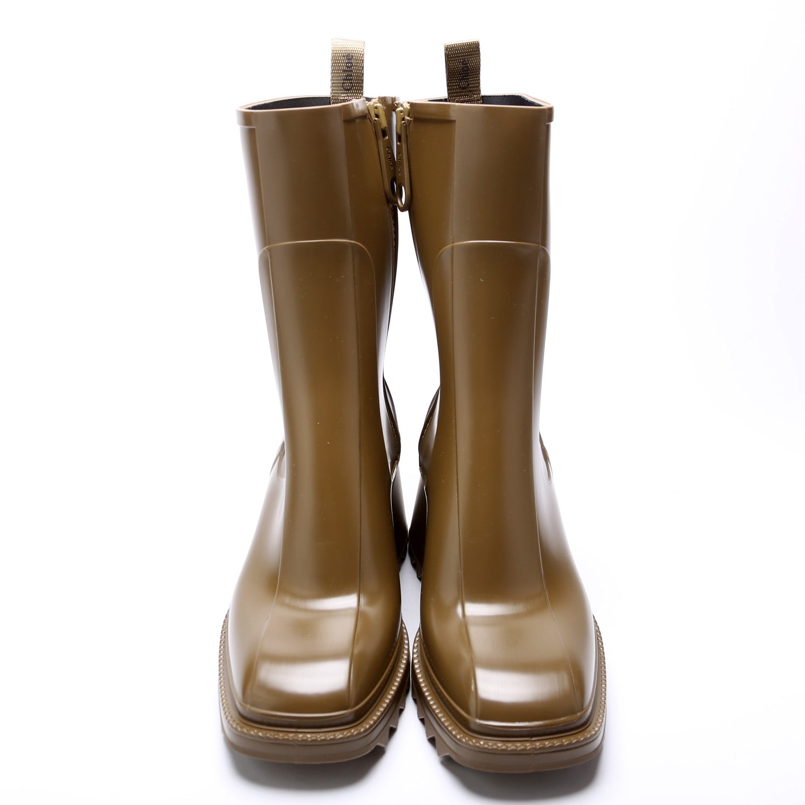 Betty Rubber Rain Boots Size 41 Green