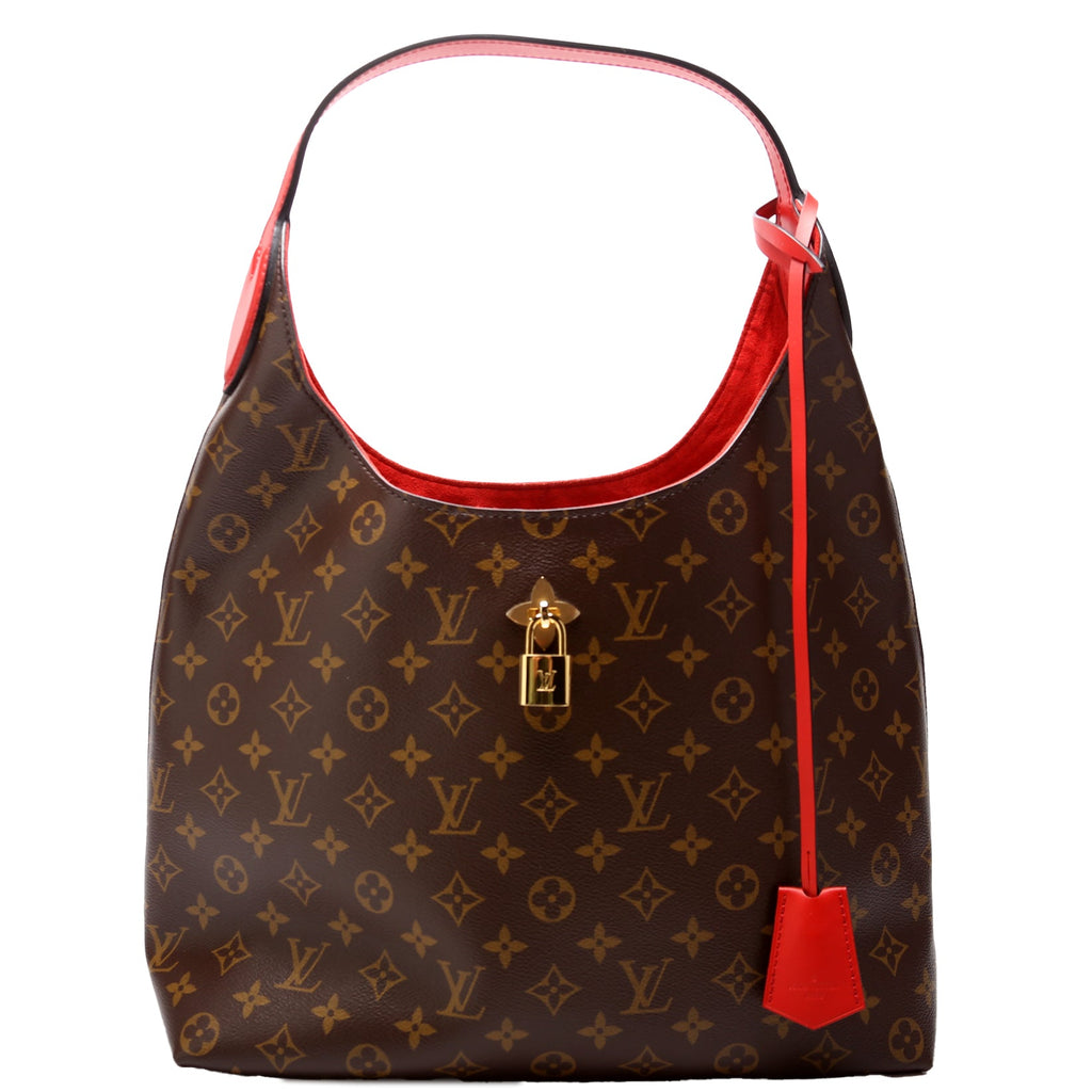 Flower Hobo Monogram Red