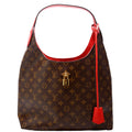 Flower Hobo Monogram Red
