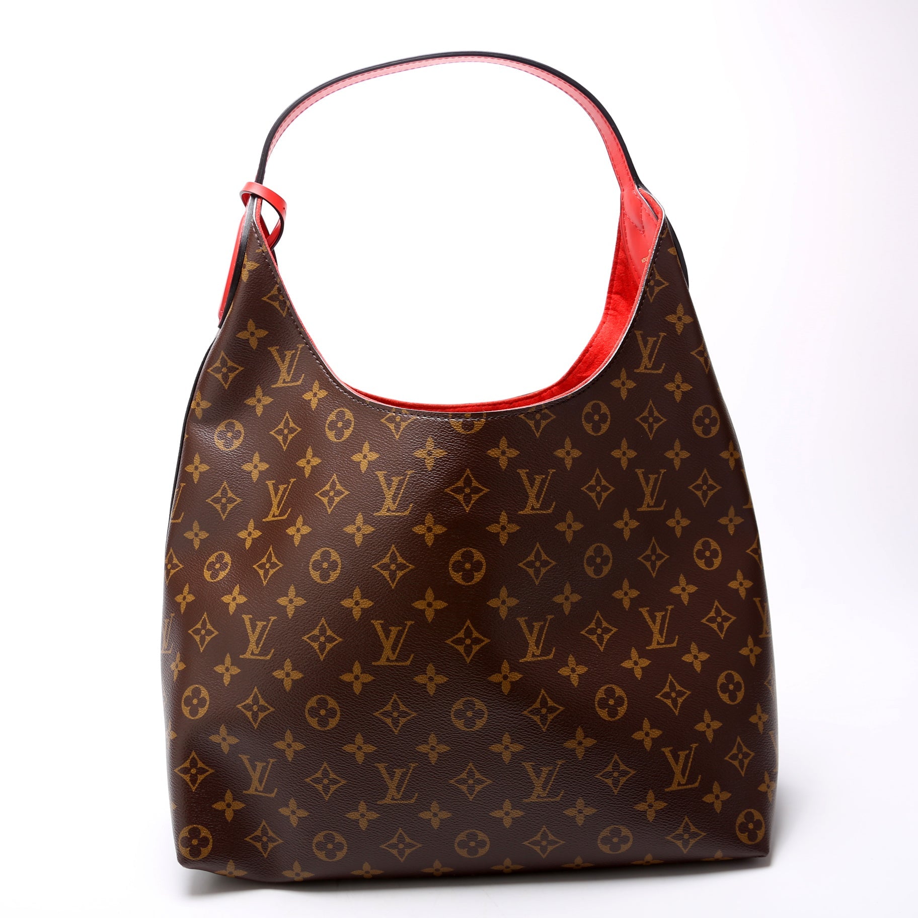Flower Hobo Monogram Red