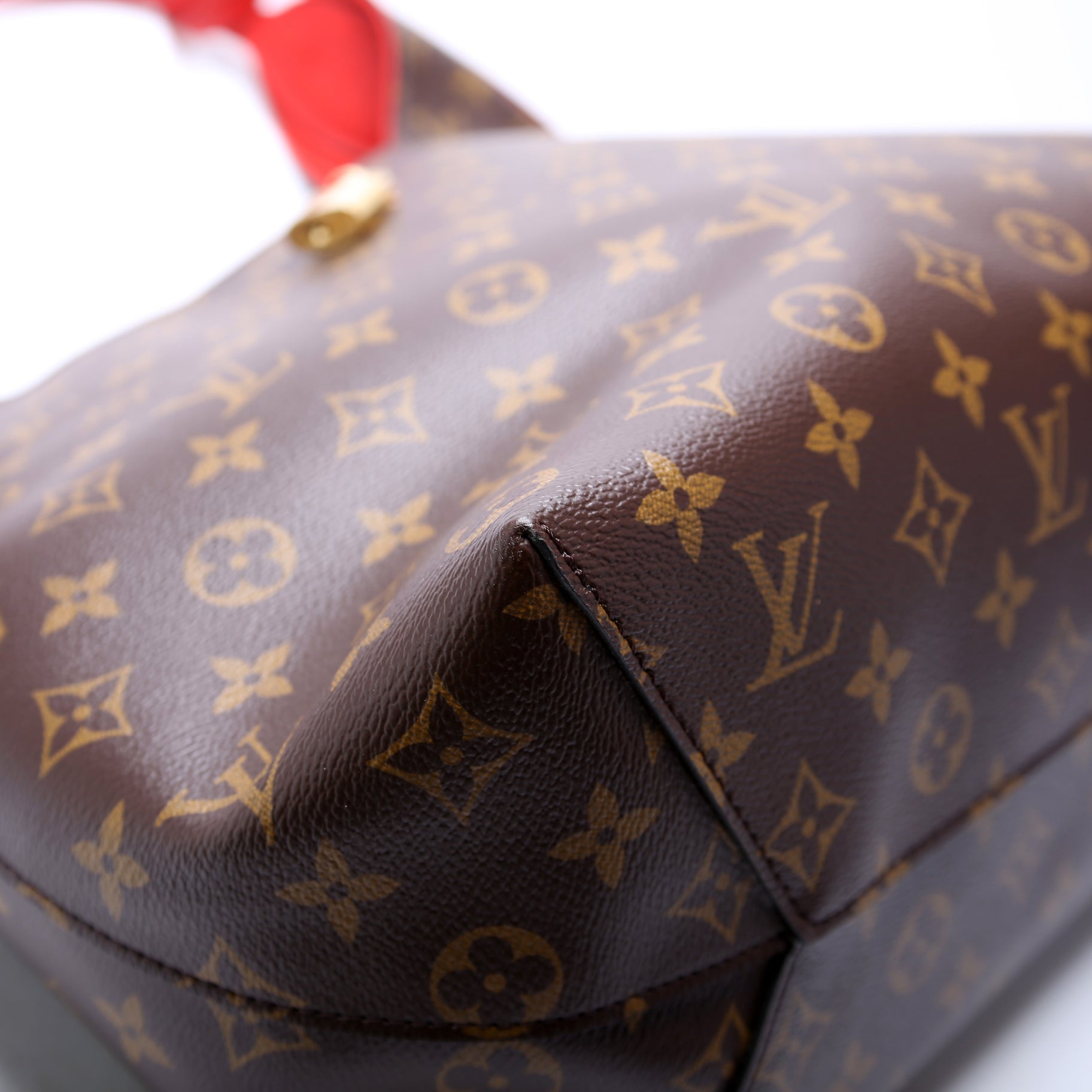 Flower Hobo Monogram Red