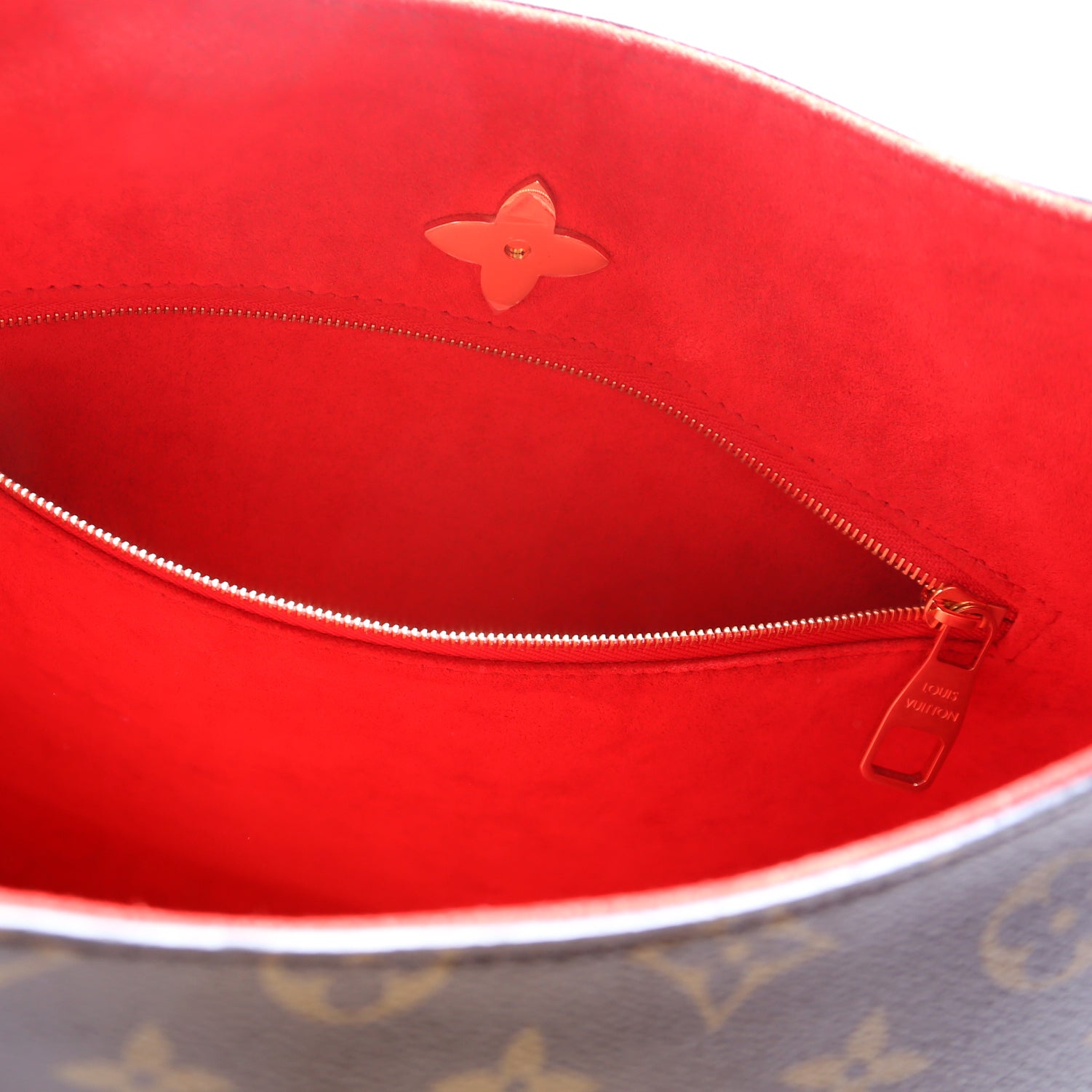 Flower Hobo Monogram Red