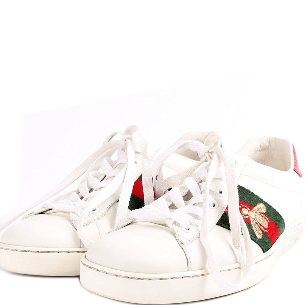 Gucci Bee Ace Web Sneakers Men Size 37.5 (39.5)