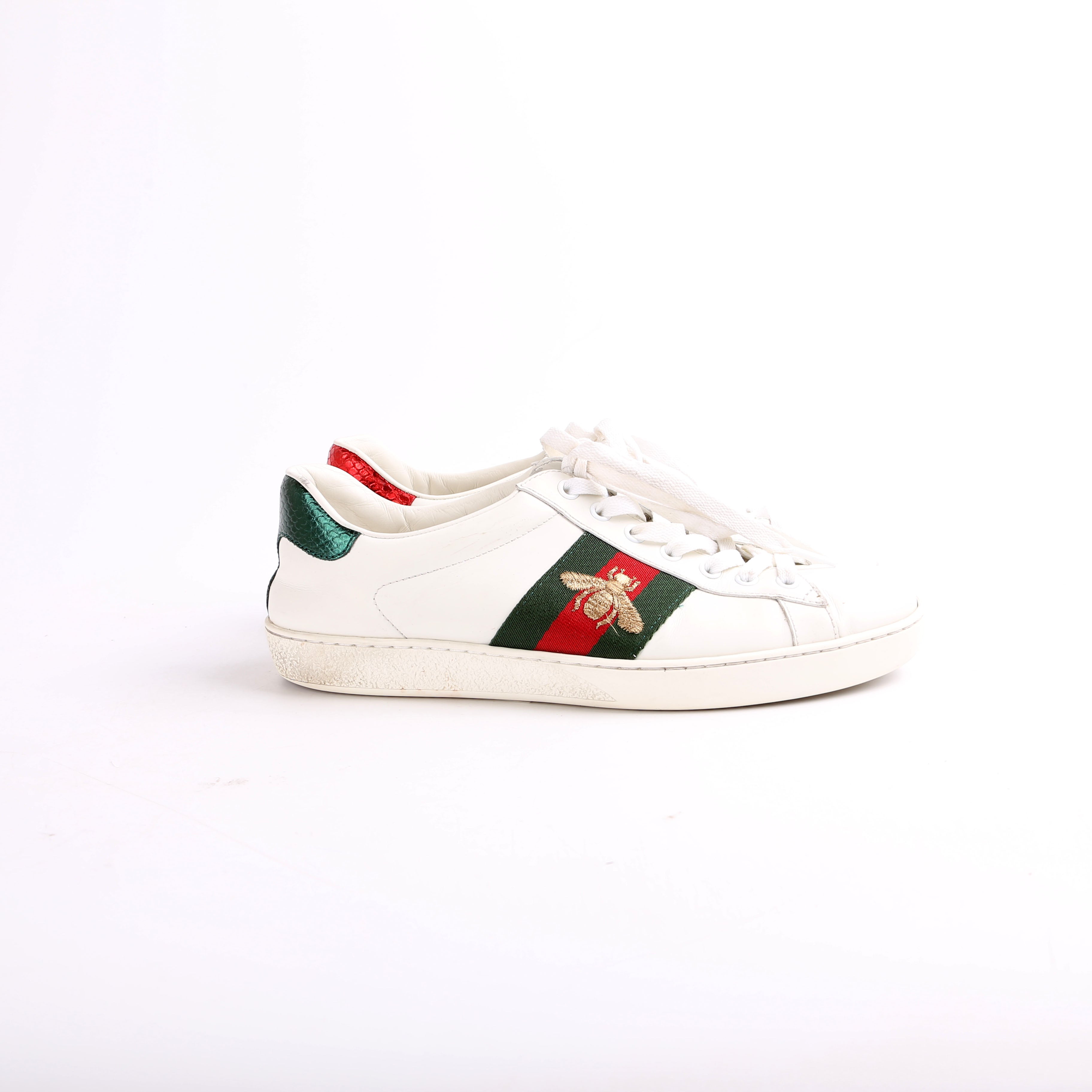 Gucci Bee Ace Web Sneakers Men Size 37.5 (39.5)