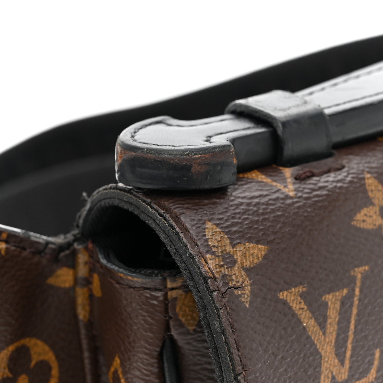 Louis Vuitton Monogram Macassar S Lock Messenger